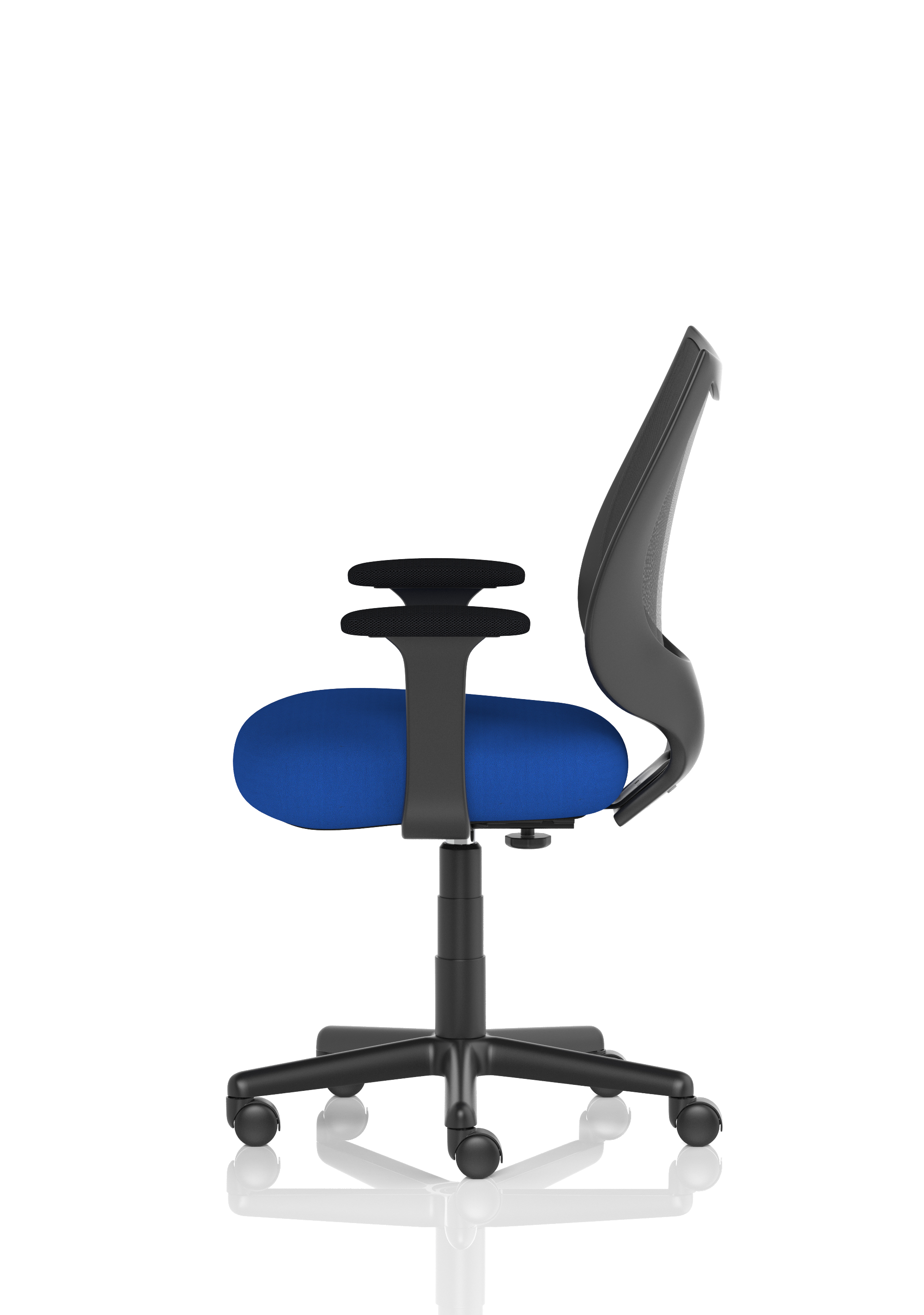 Camden Medium Back Black Mesh Task Operator Office Chair With Arms thumbnail 6