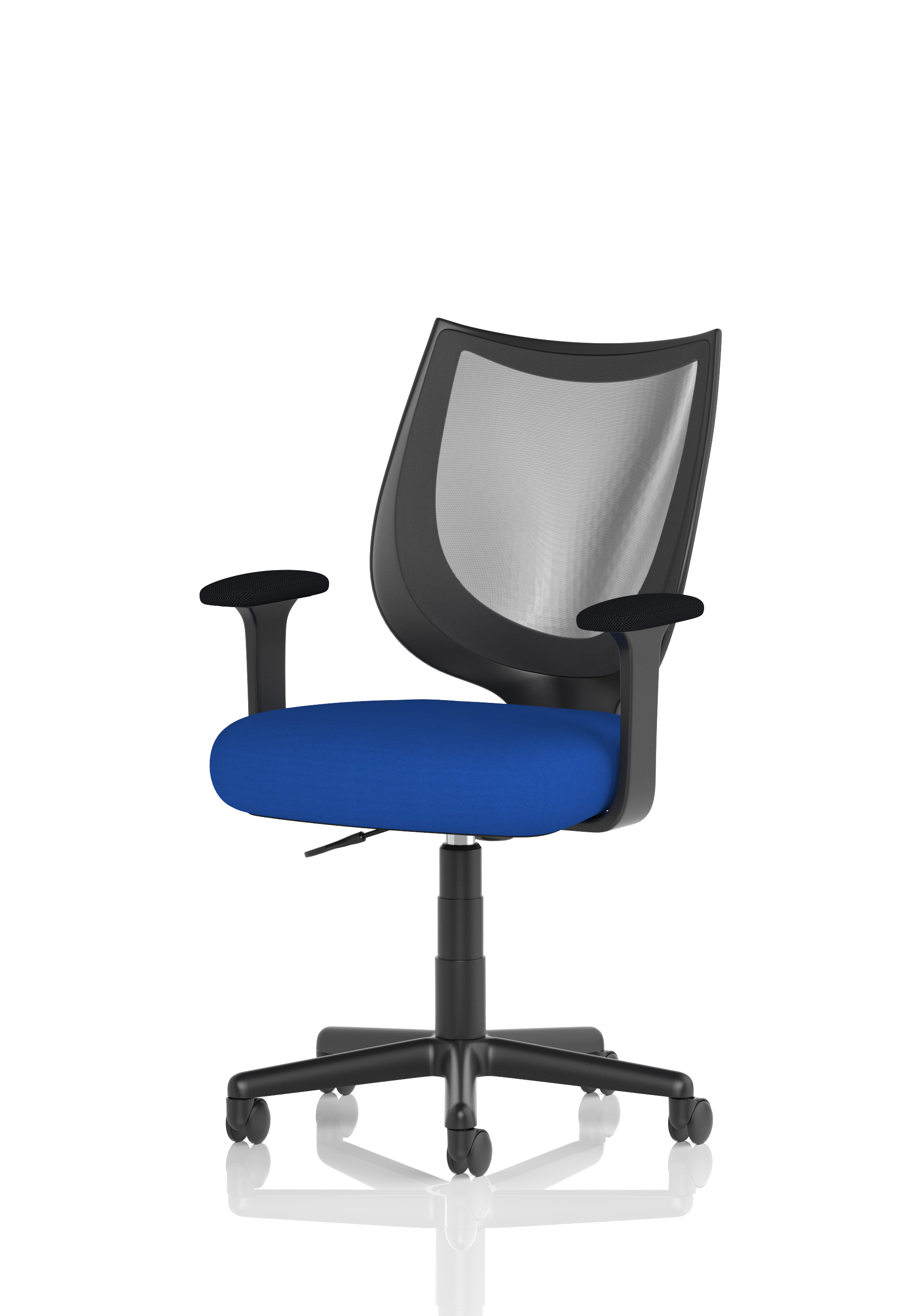 Camden Medium Back Black Mesh Task Operator Office Chair With Arms thumbnail 7