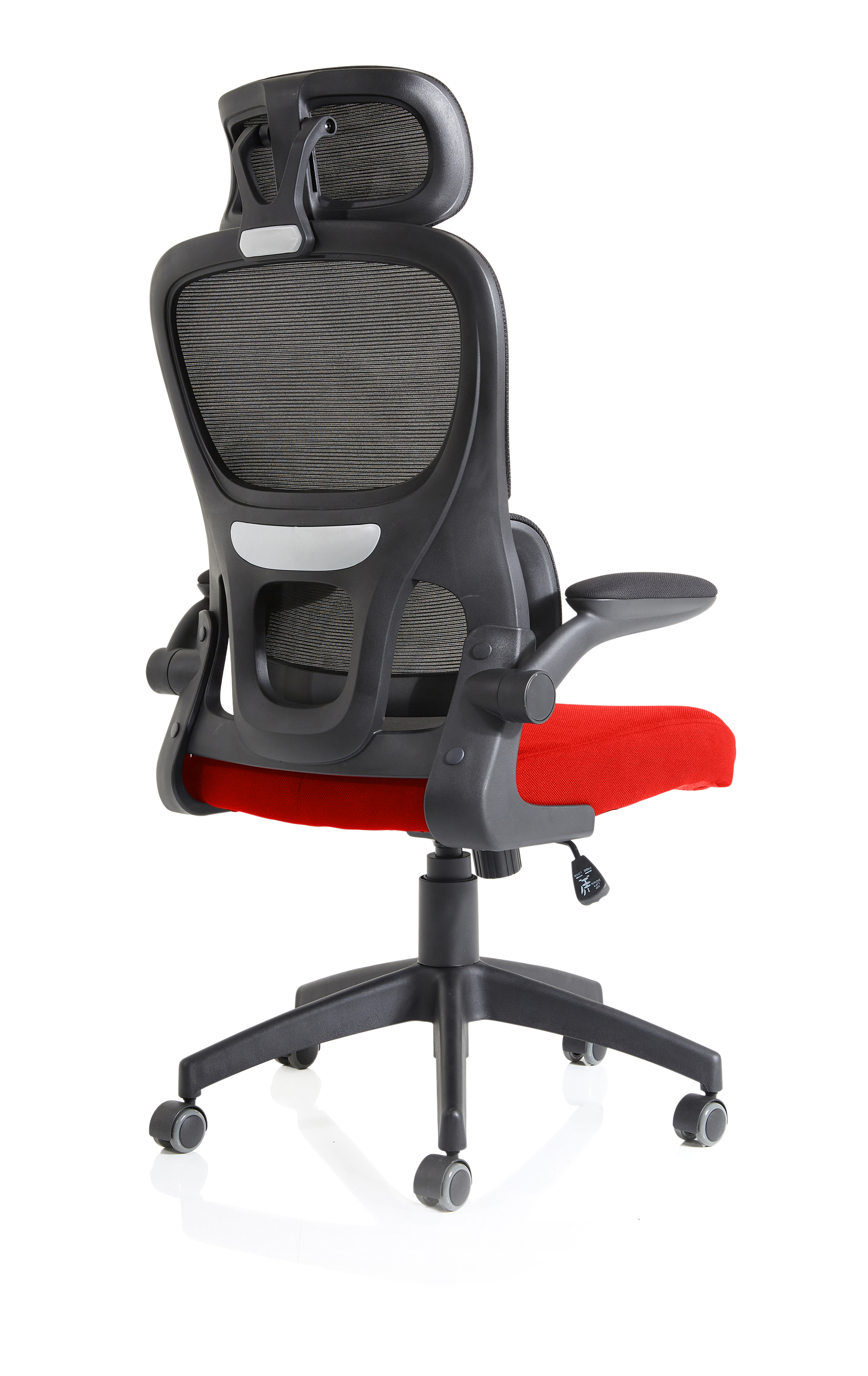 Iris Task Operator Mesh Back Fabric Seat With Headrest thumbnail 6