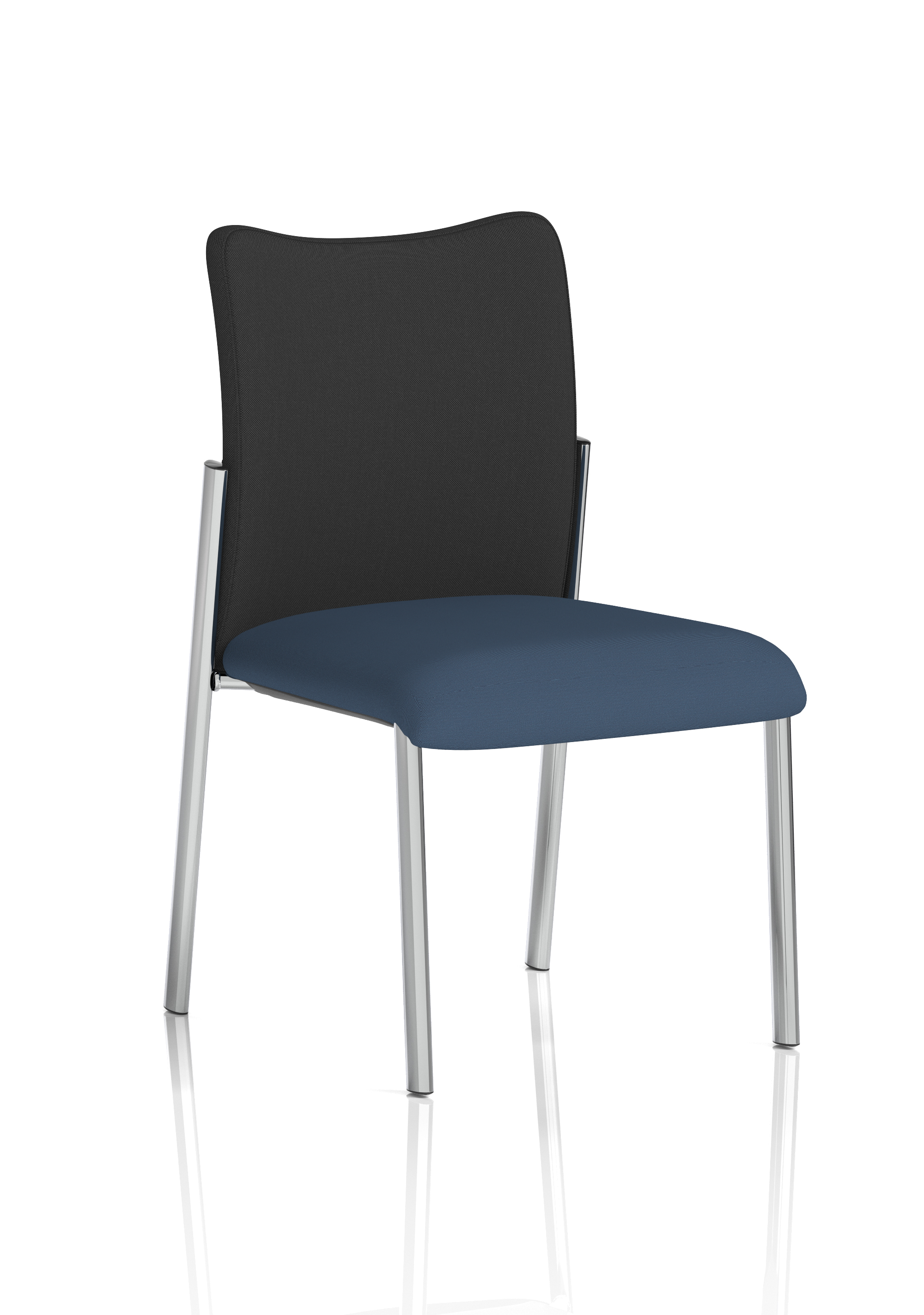Without Arms Black Fabric Back Bespoke Colour Seat Quest Whelk