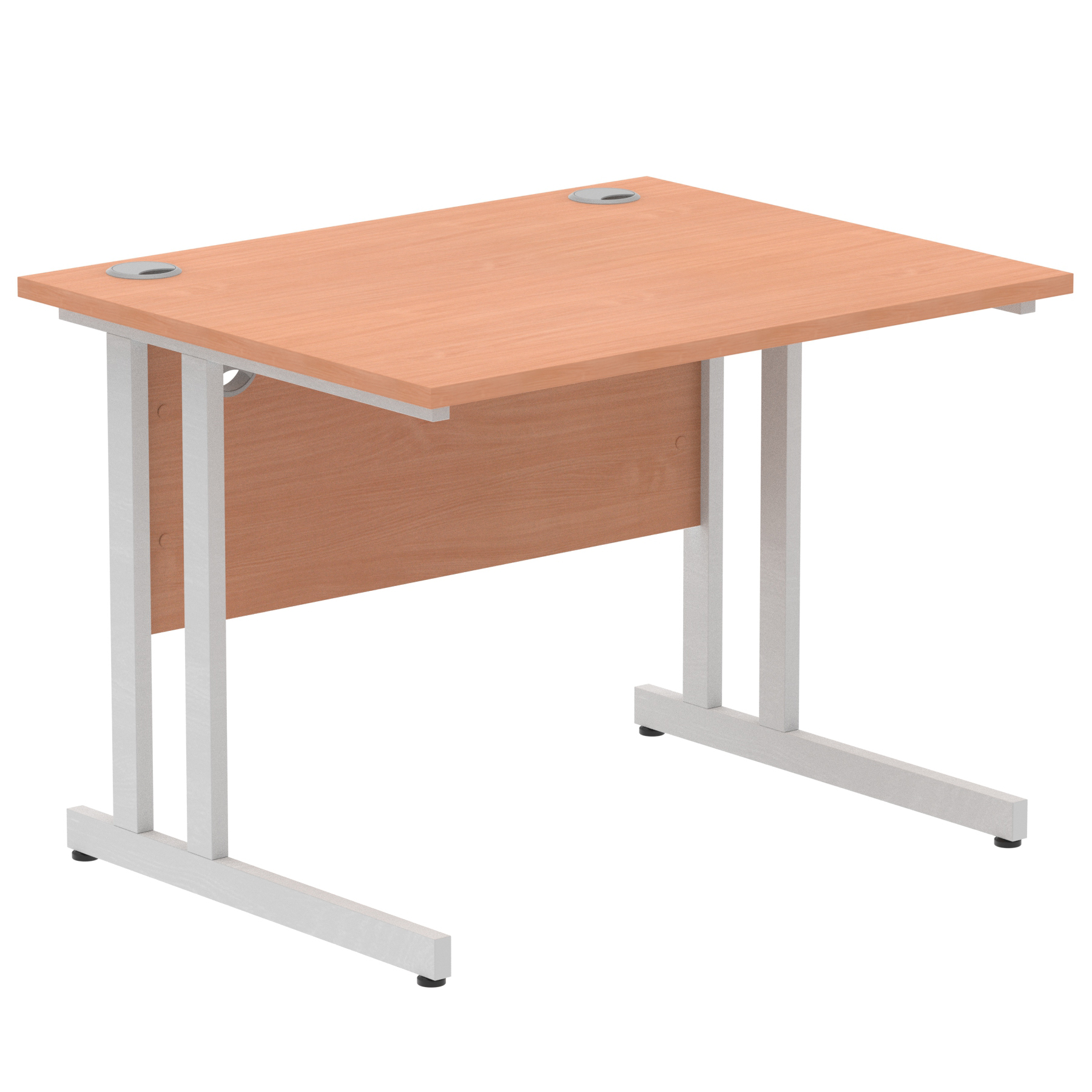 Beech / Silver Frame