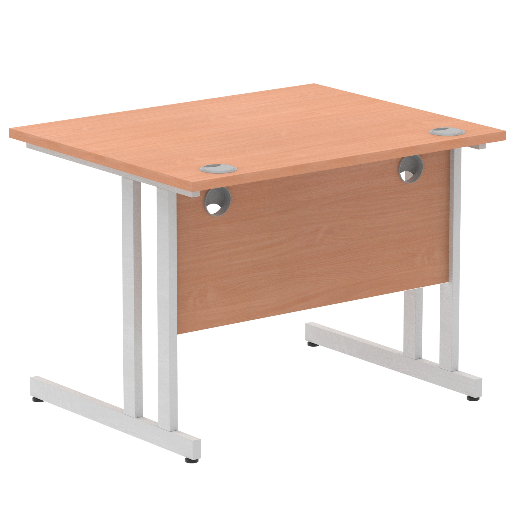 Beech / Silver Frame