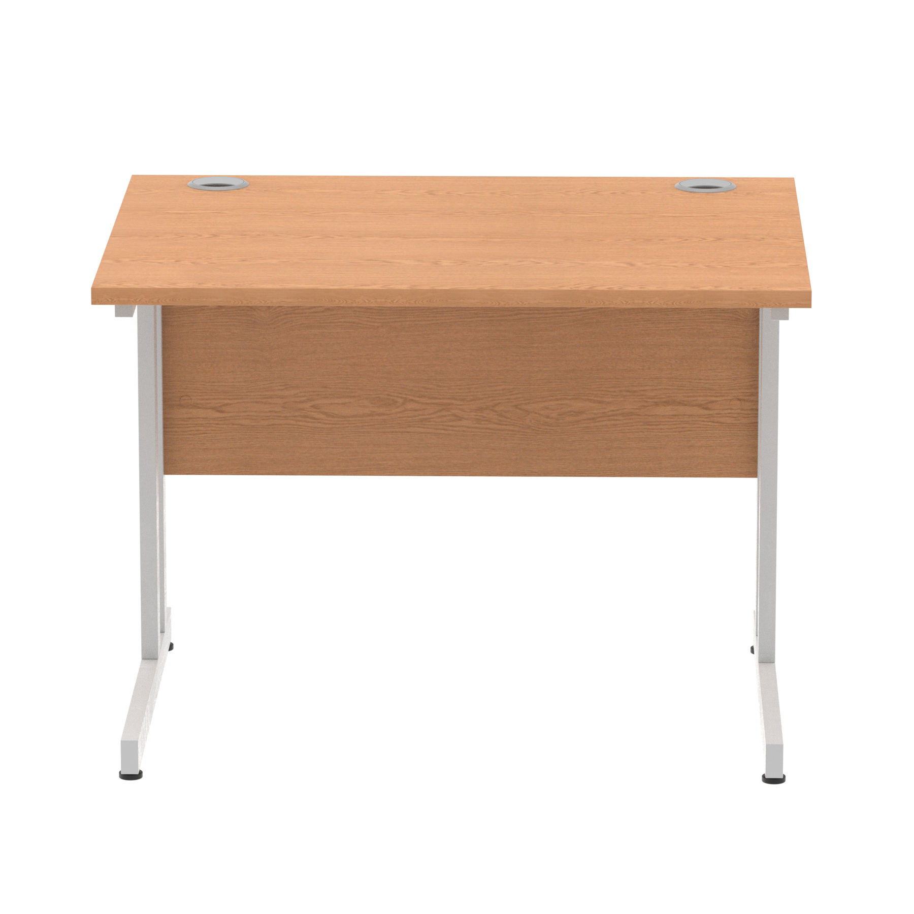 Oak / Silver Frame