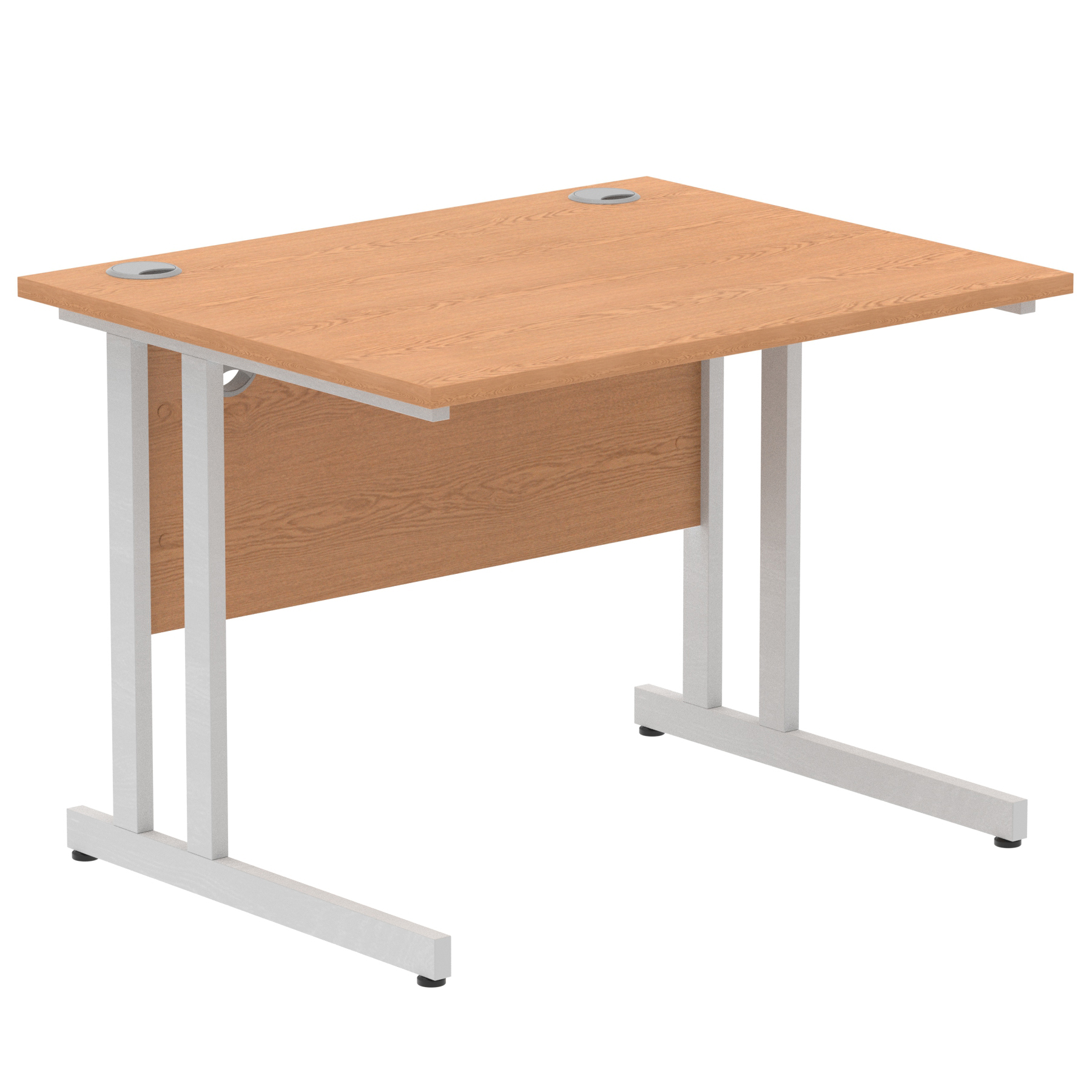 Oak / Silver Frame