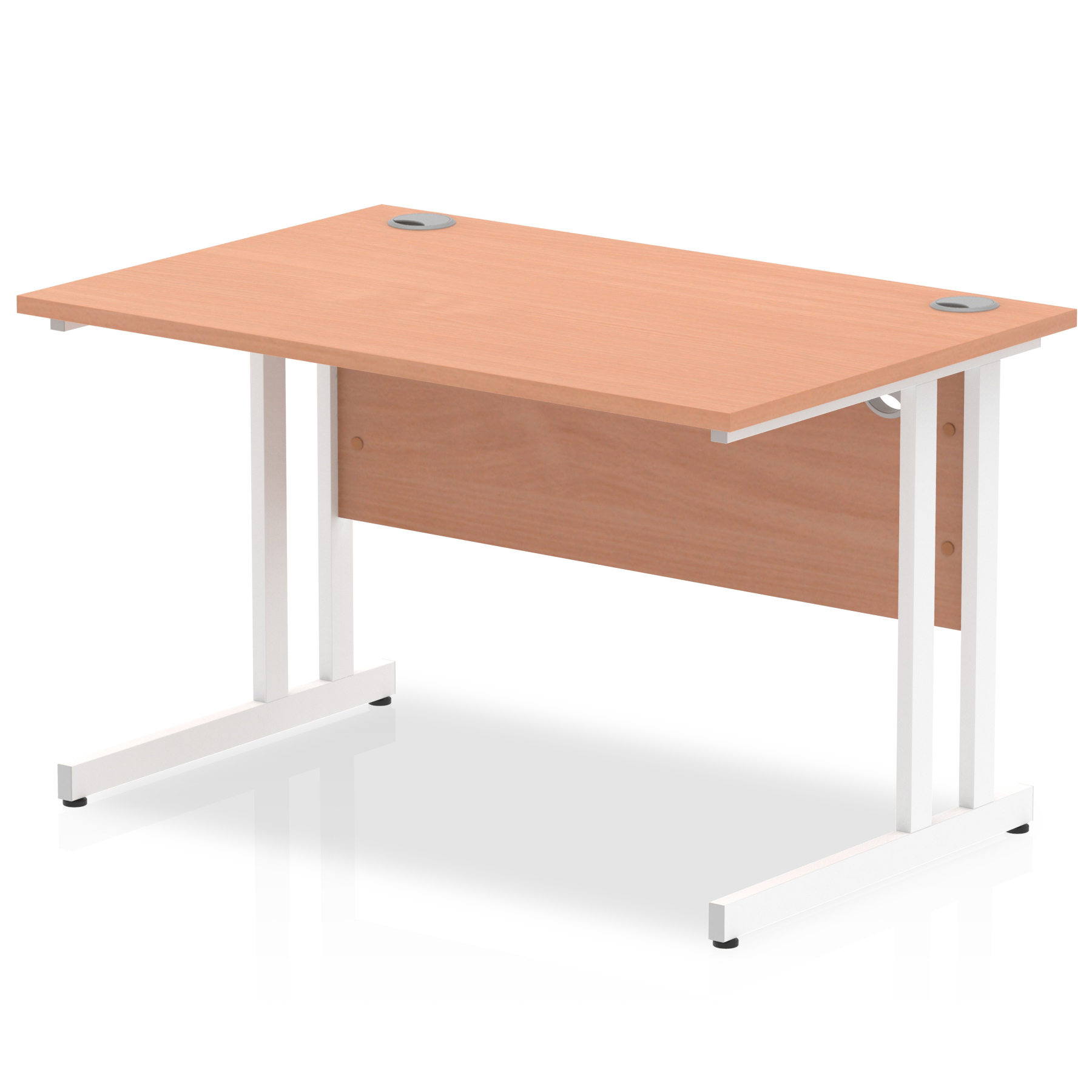 Beech / White Frame