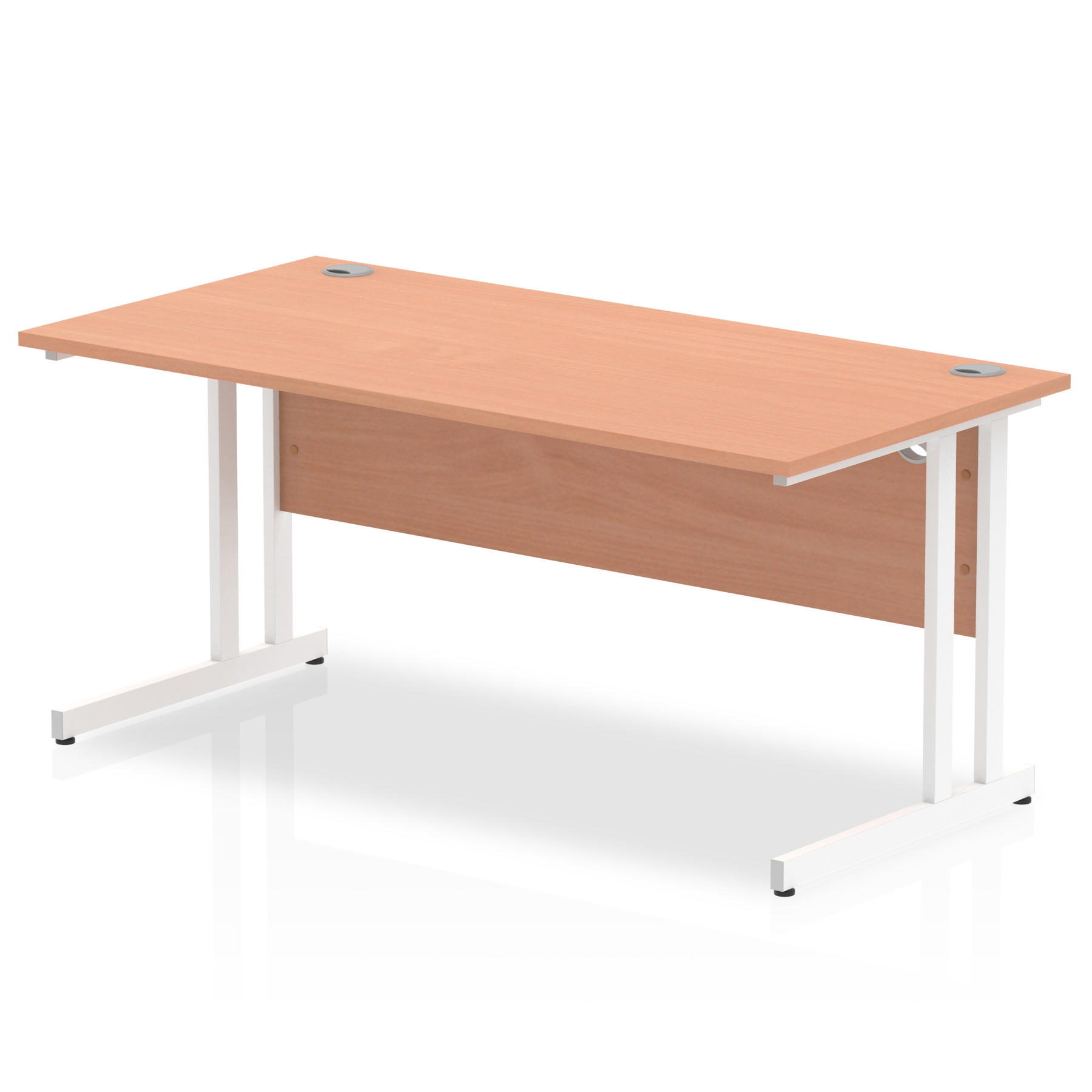 Beech / White Frame