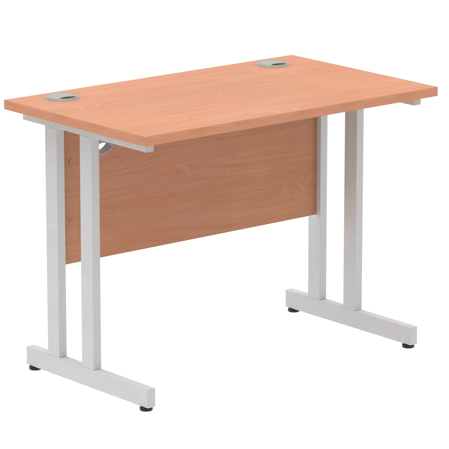 Beech / Silver Frame