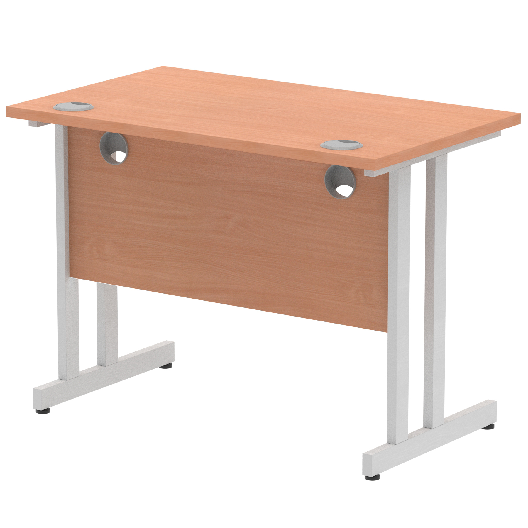 Beech / Silver Frame