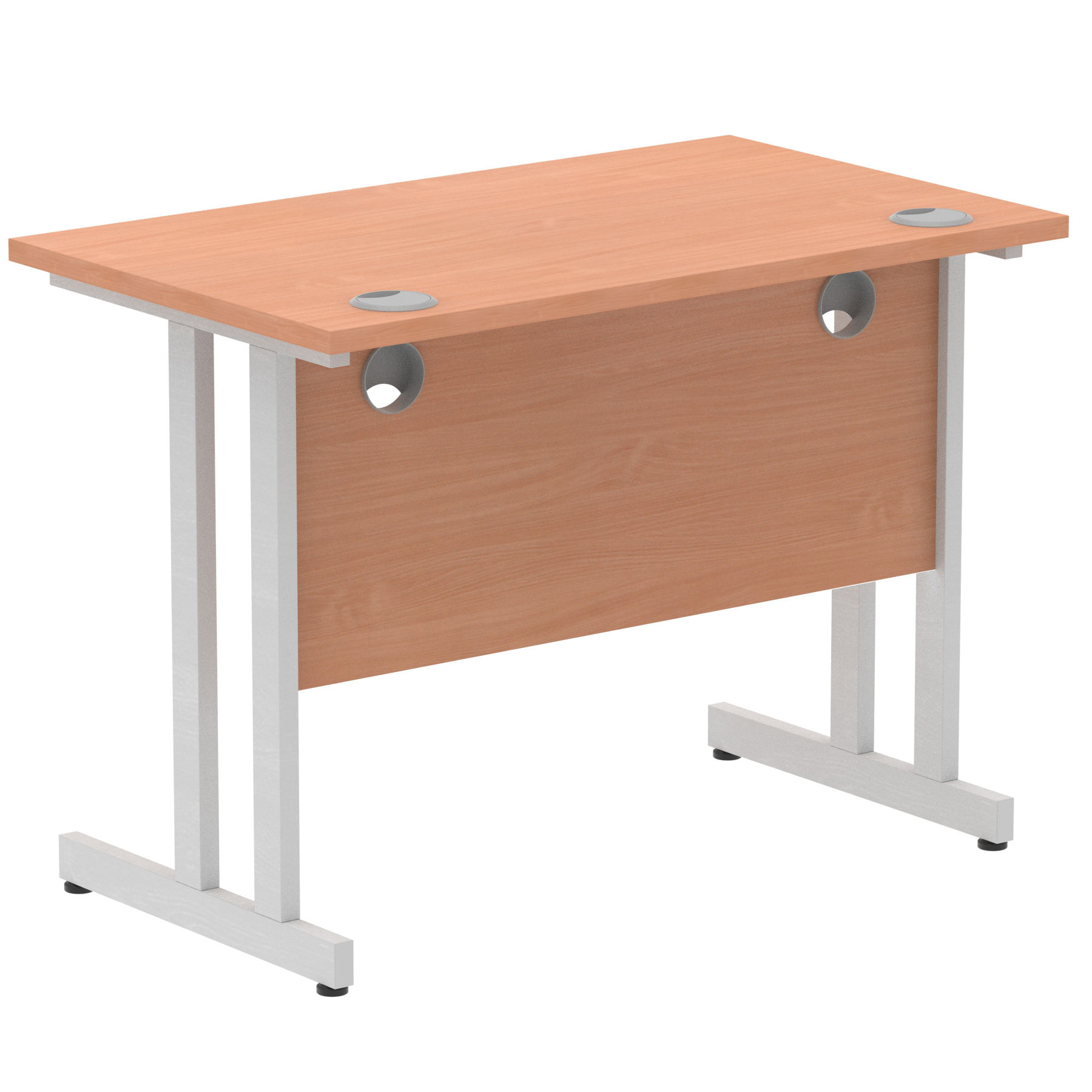Beech / Silver Frame