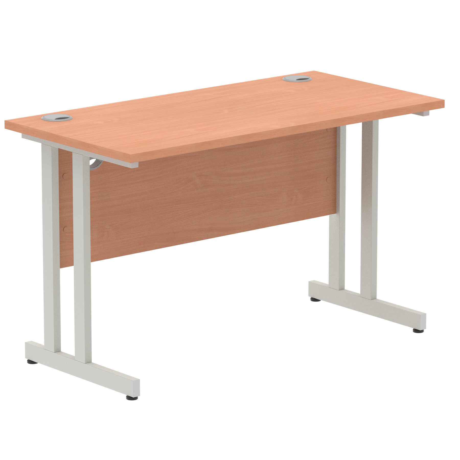 Beech / Silver Frame