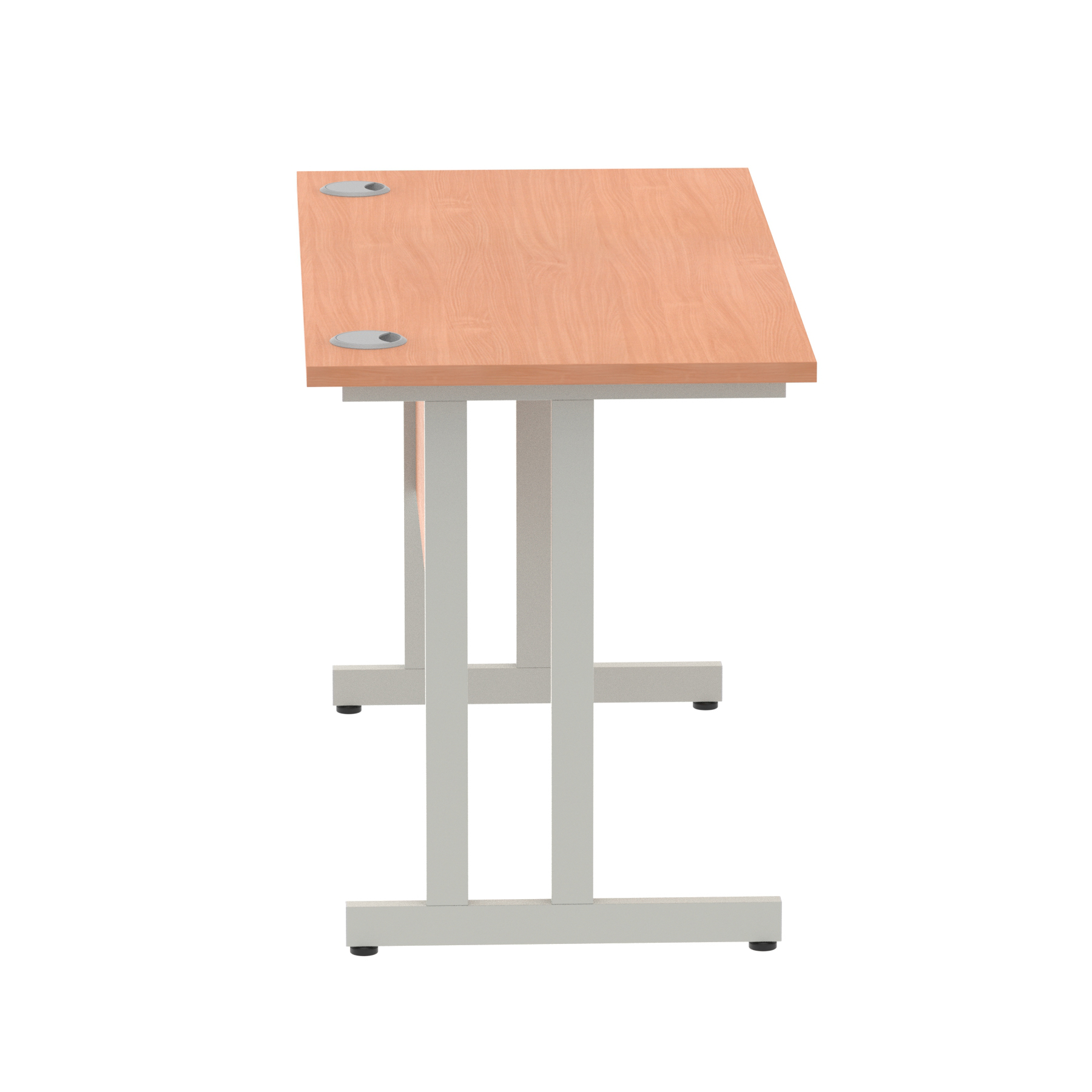 Beech / Silver Frame