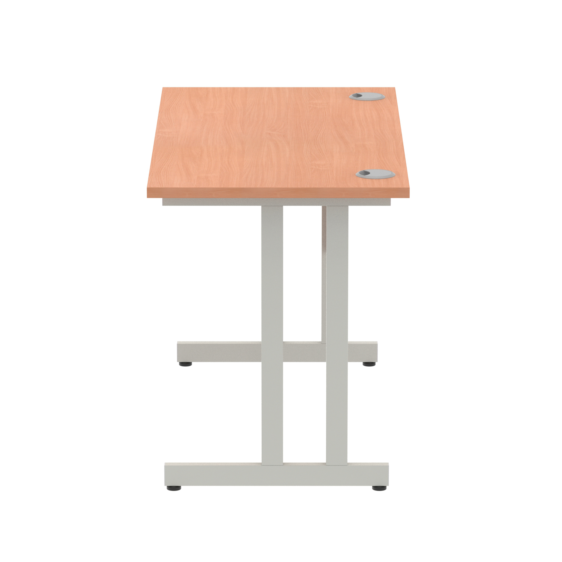 Beech / Silver Frame