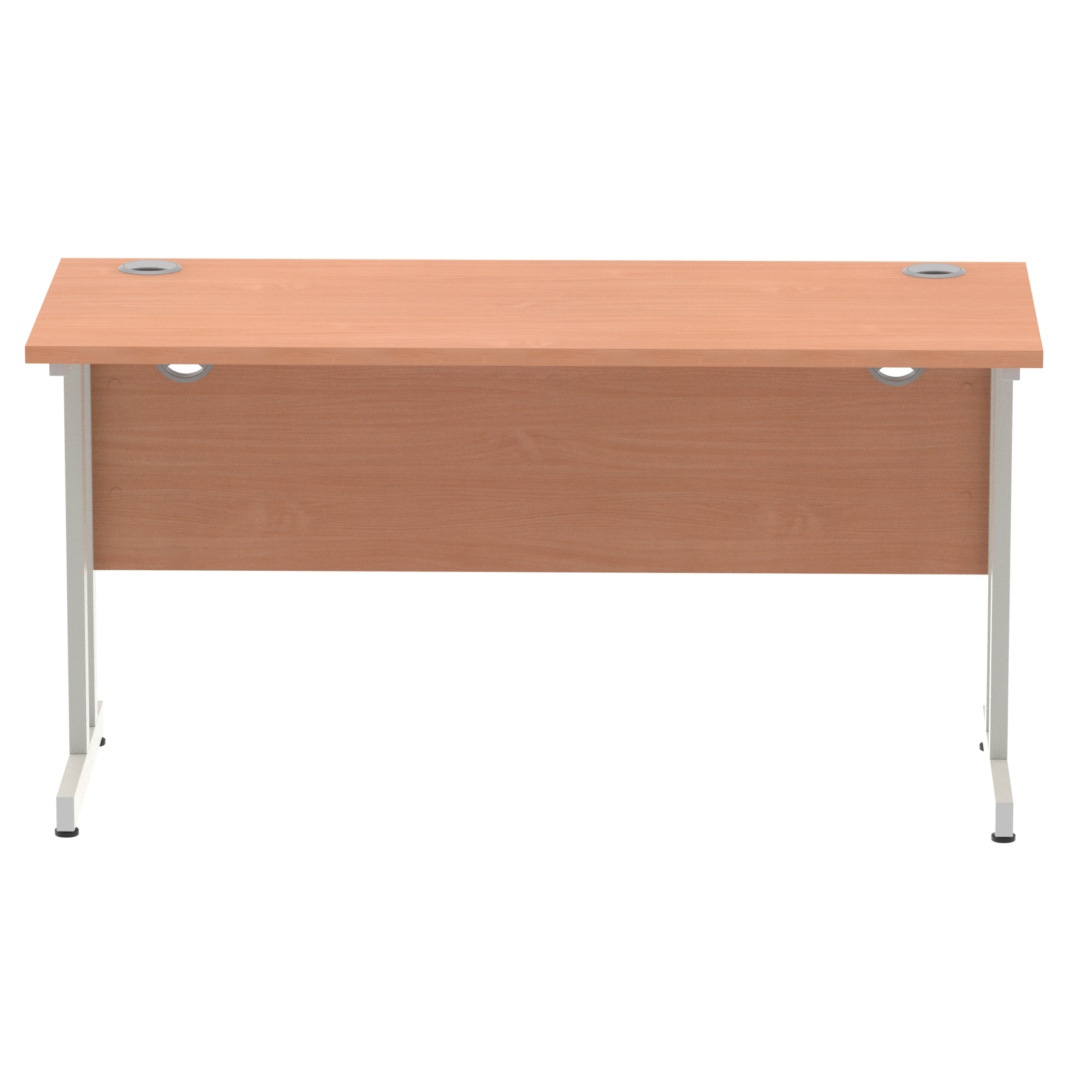Beech / Silver Frame