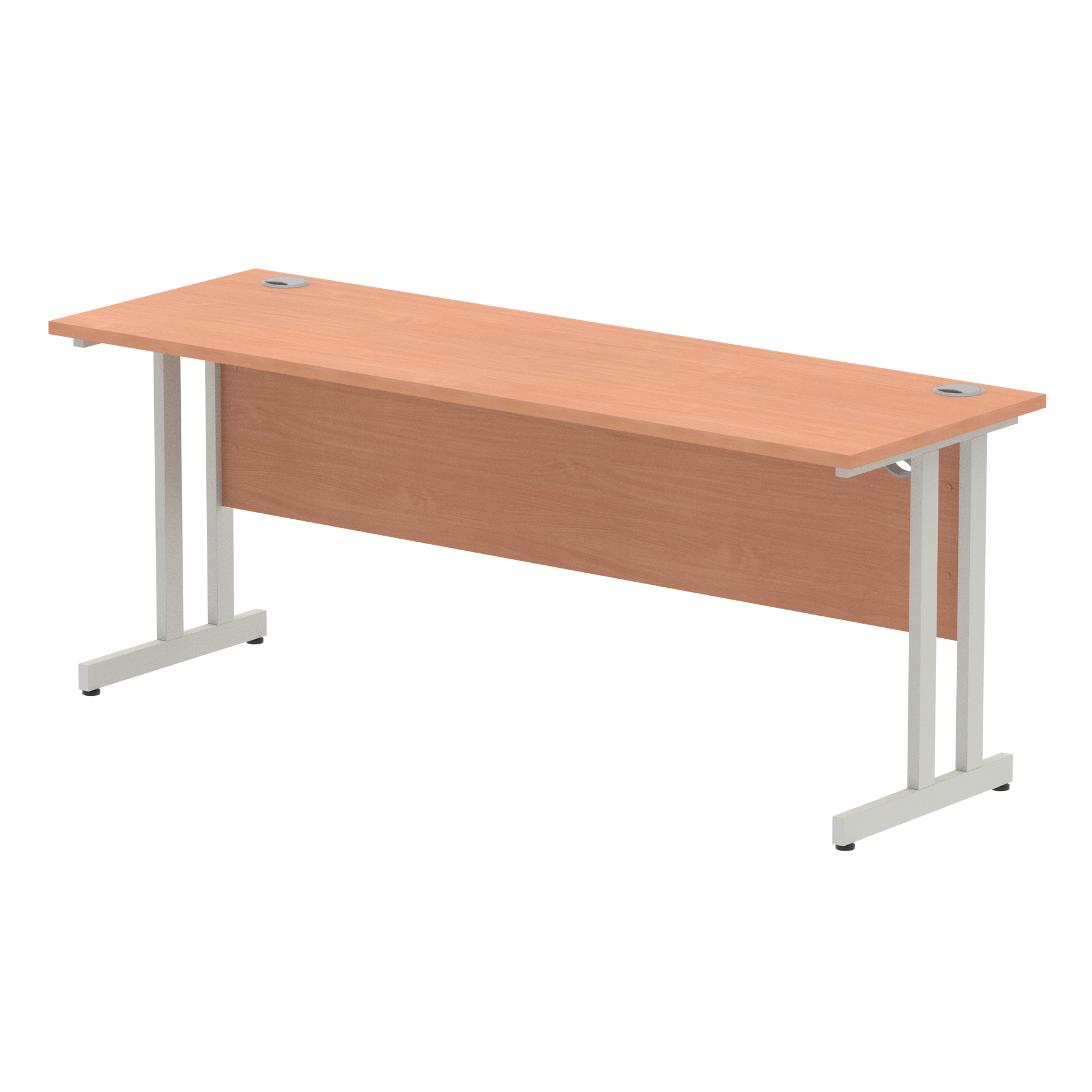 Beech / Silver Frame