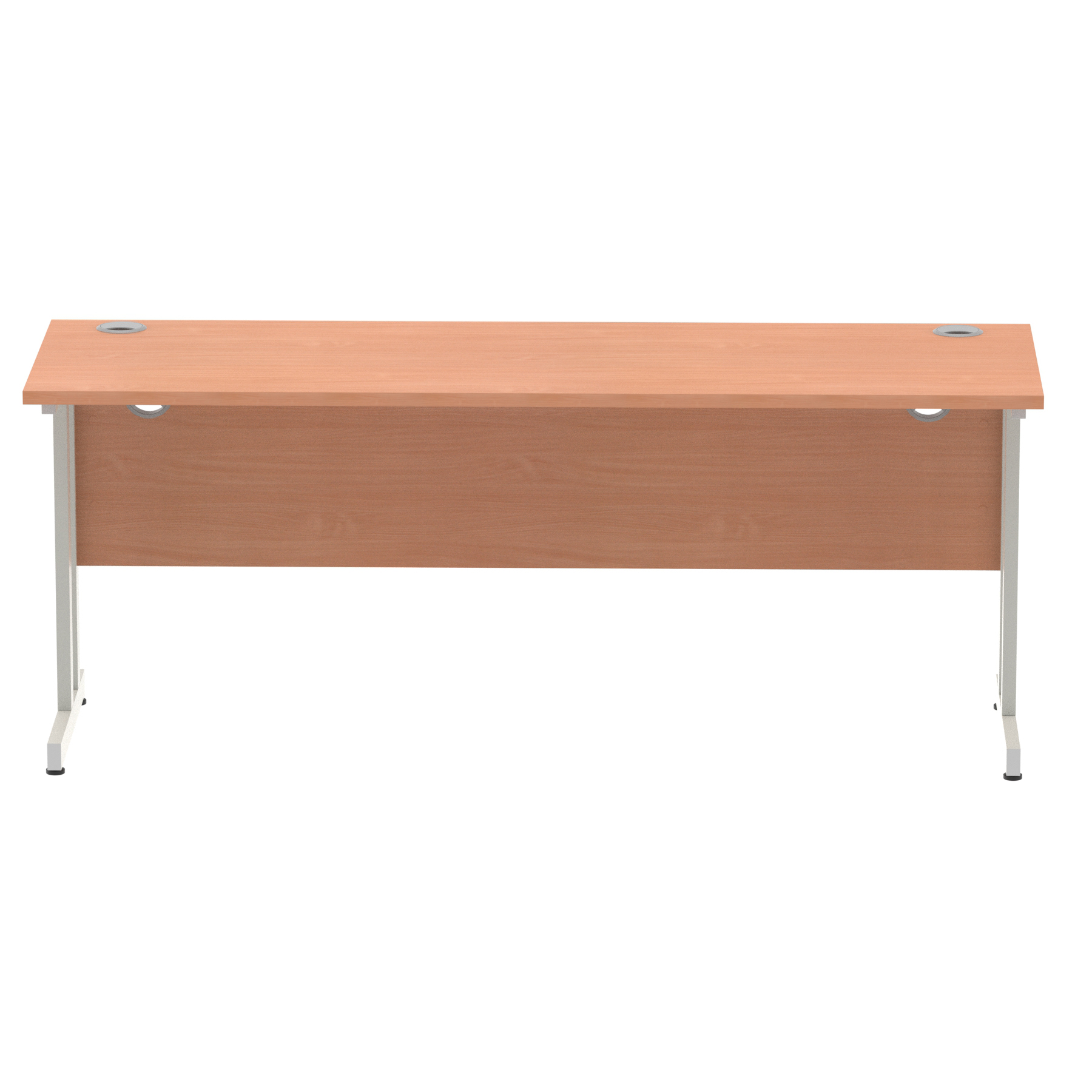 Beech / Silver Frame