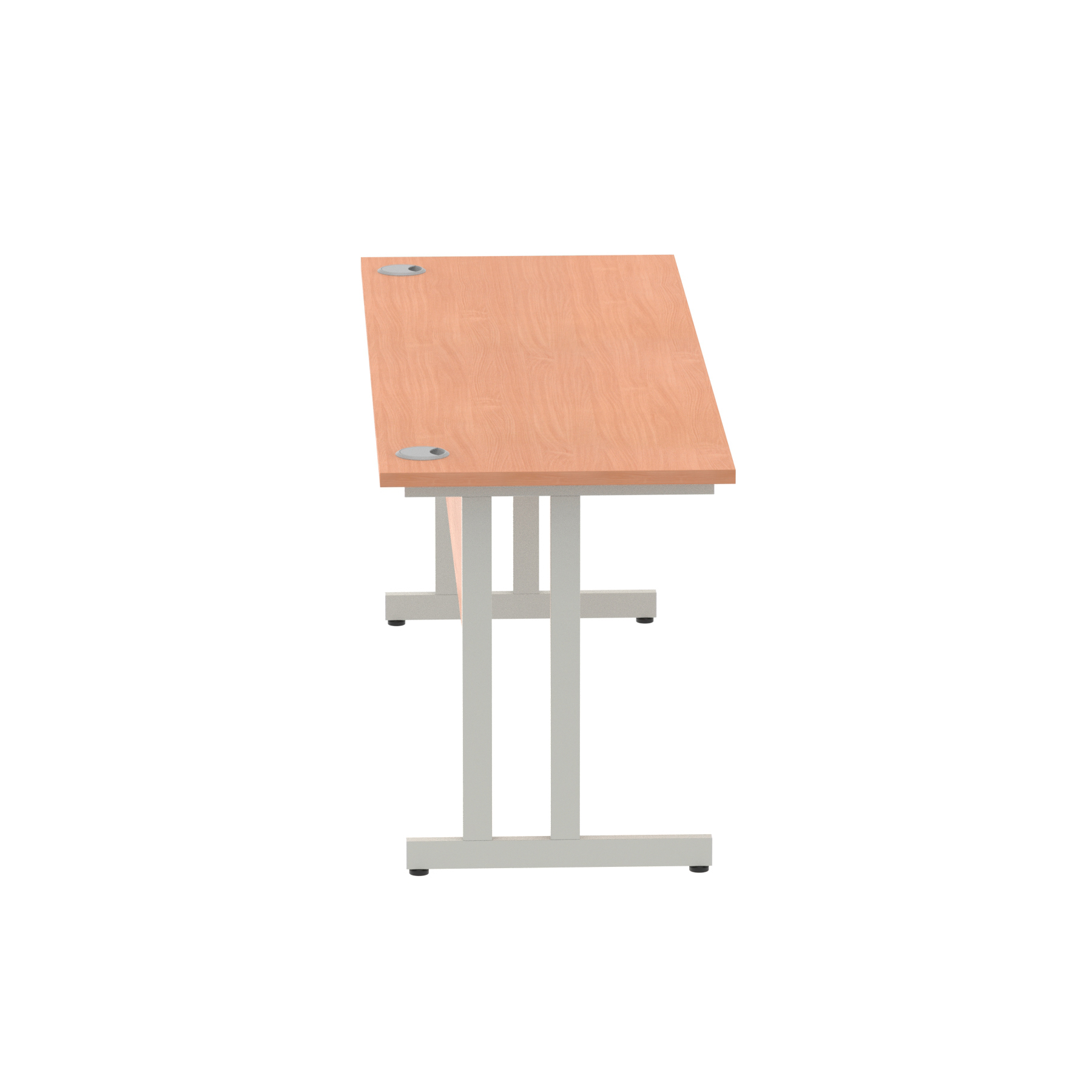Beech / Silver Frame
