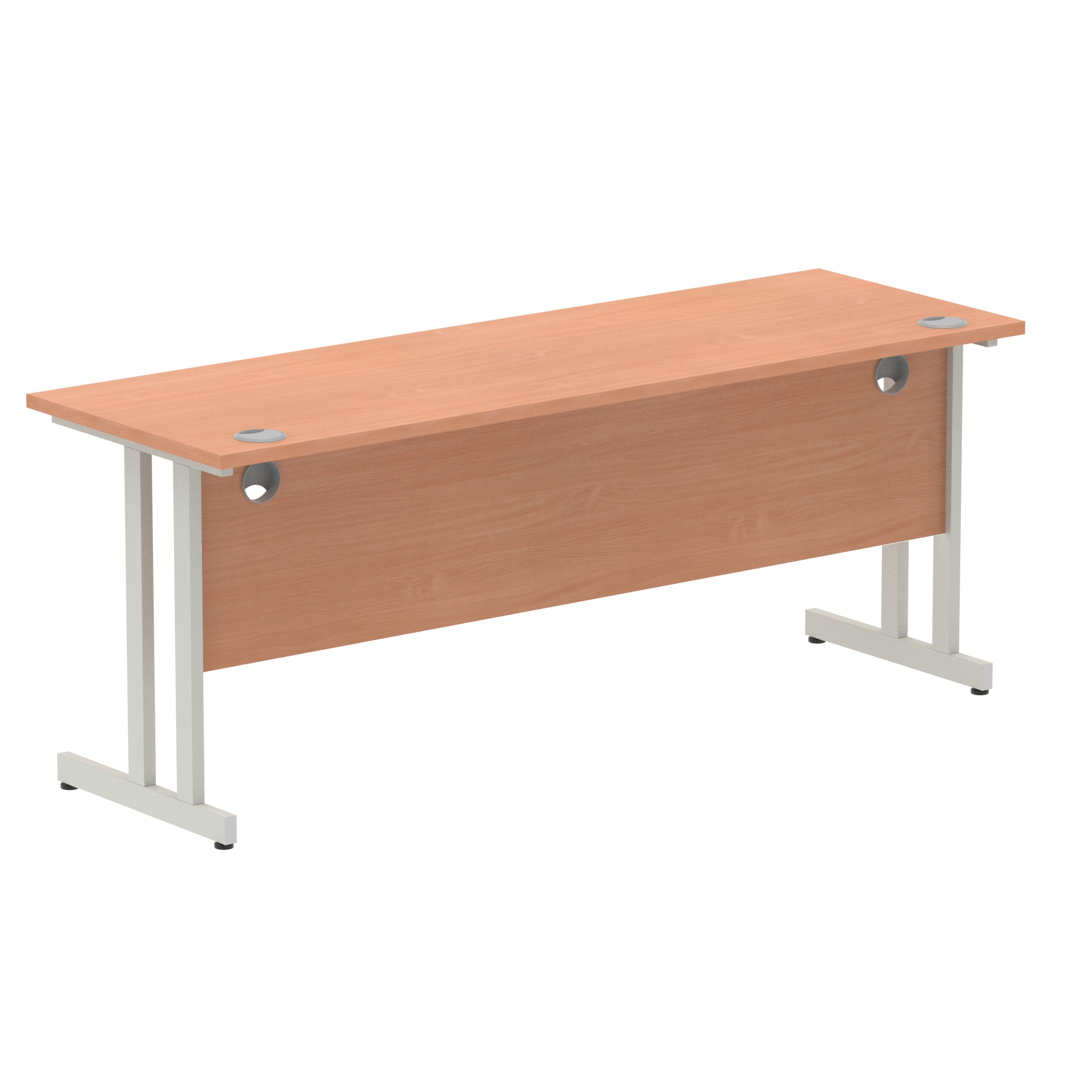Beech / Silver Frame