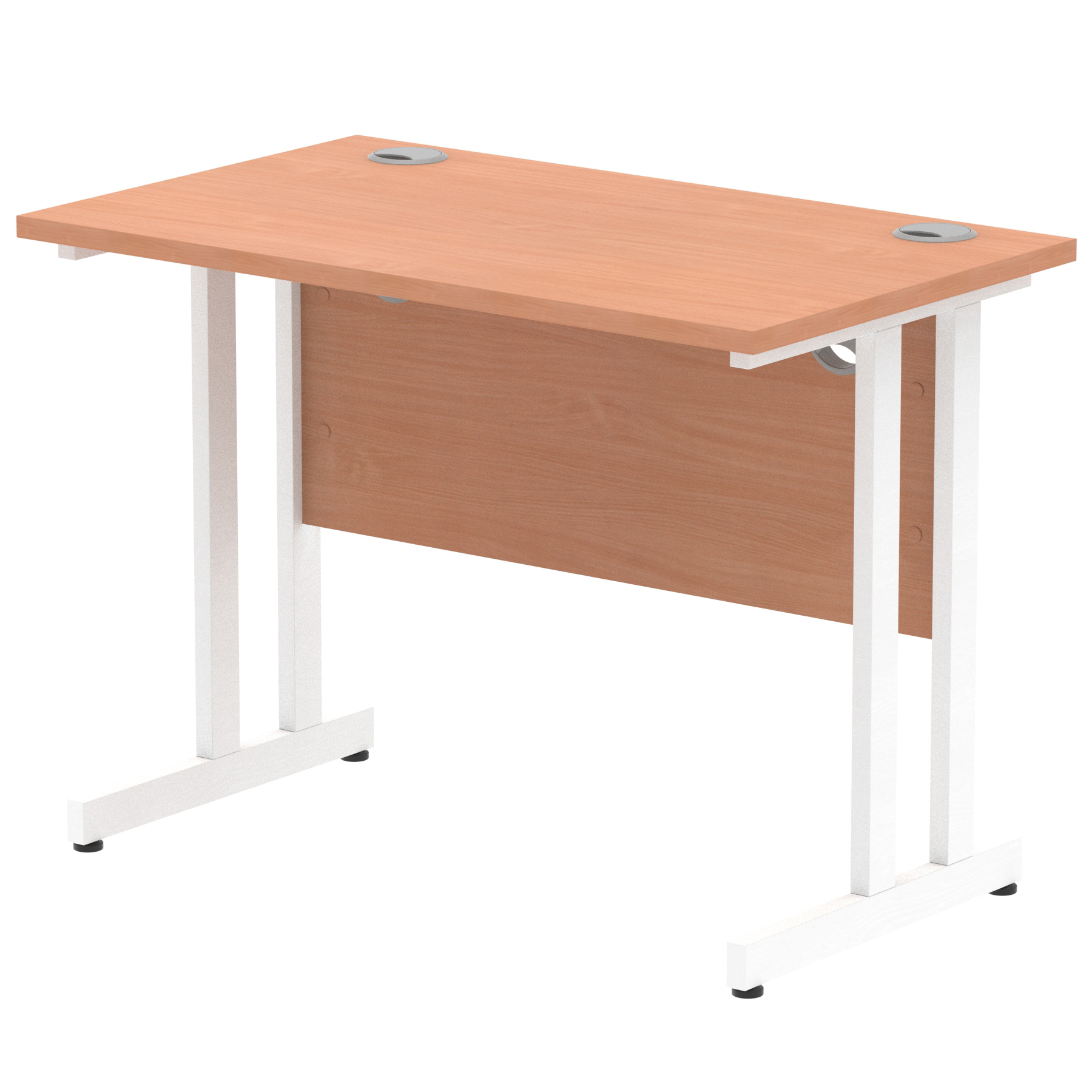 Beech / White Frame