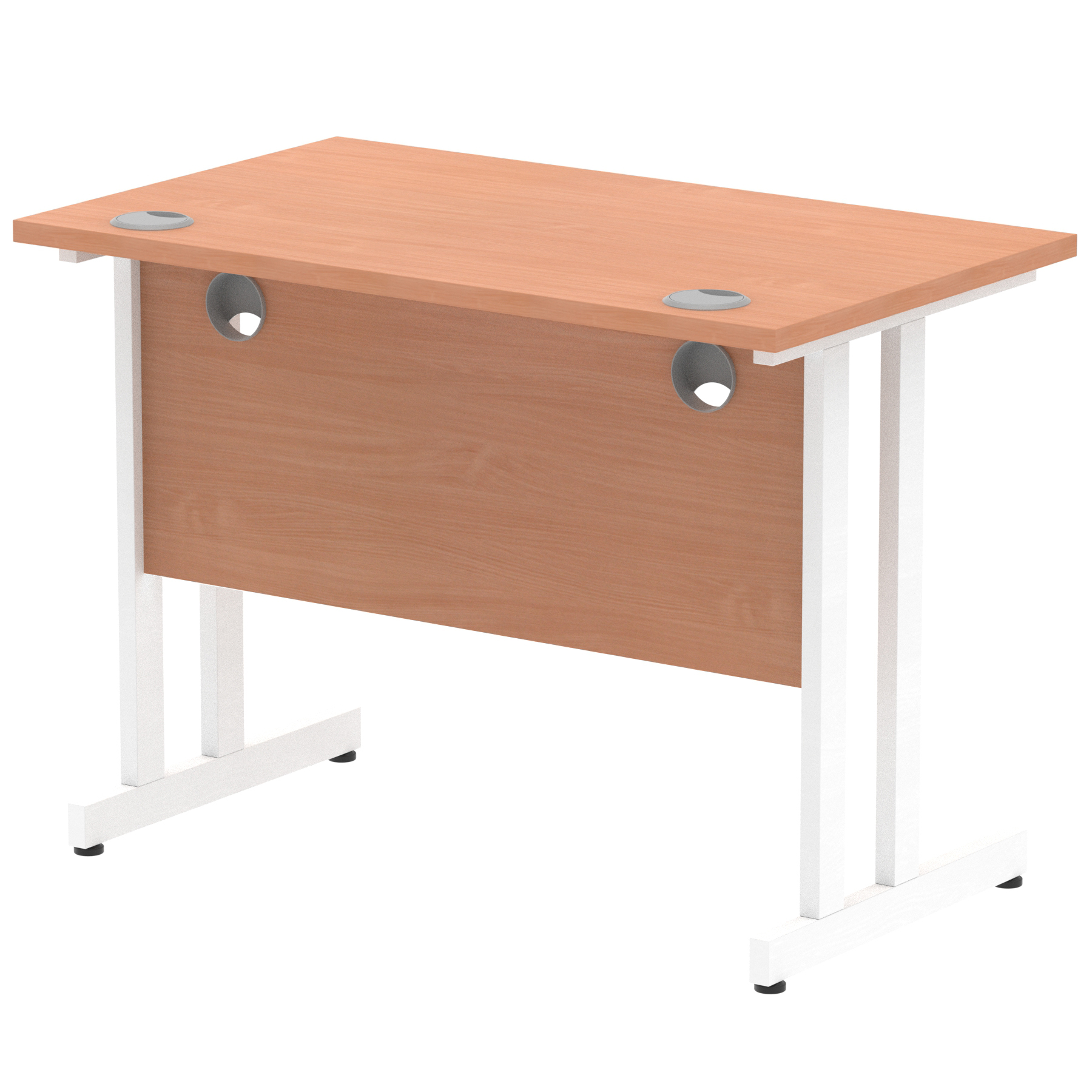 Beech / White Frame