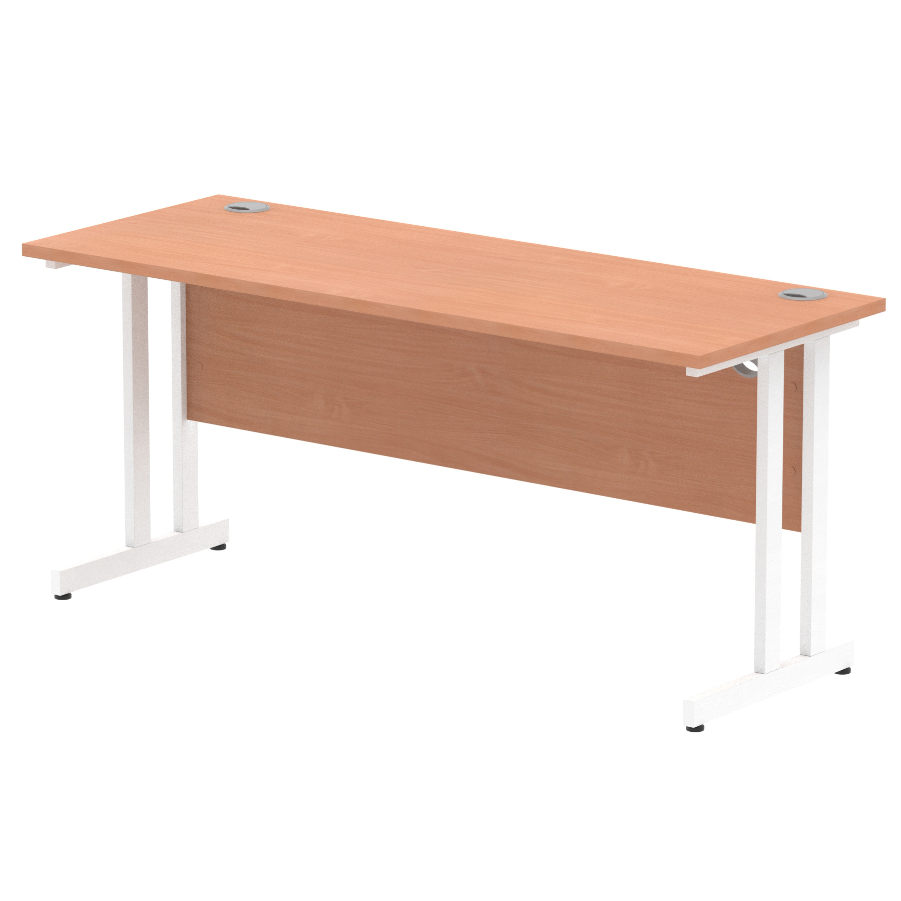 Beech / White Frame