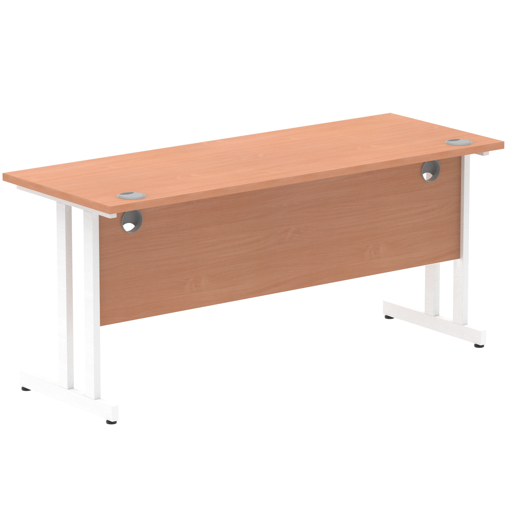 Beech / White Frame