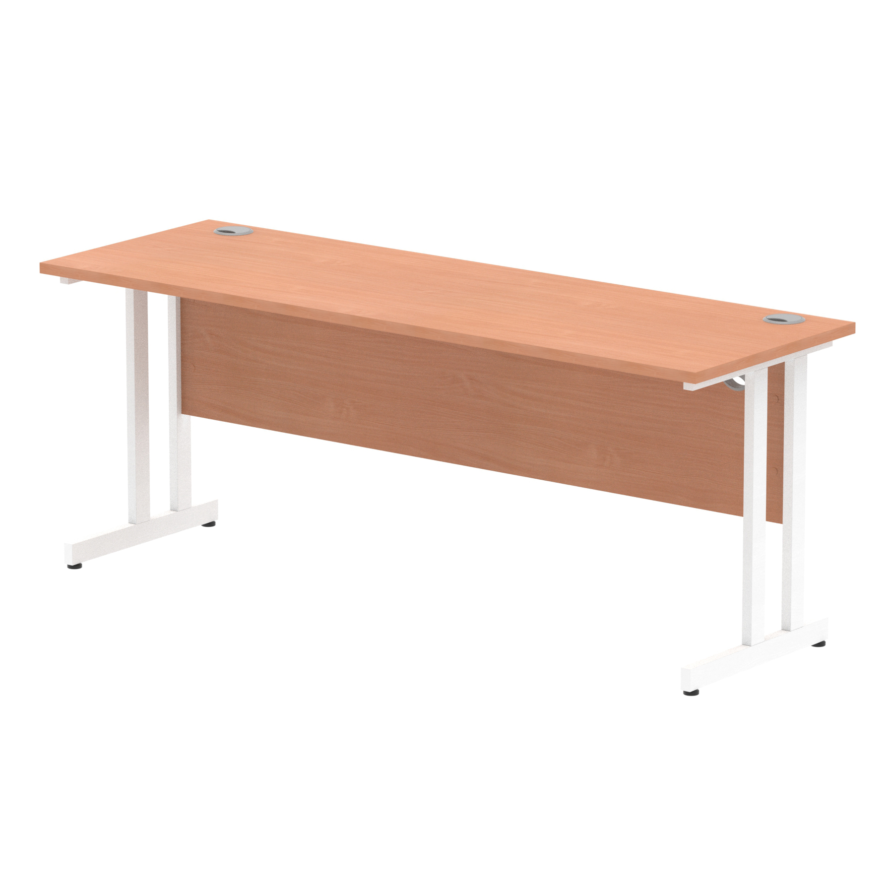Beech / White Frame