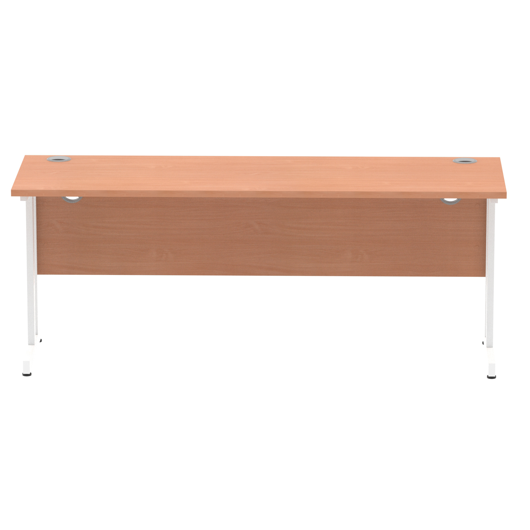 Beech / White Frame