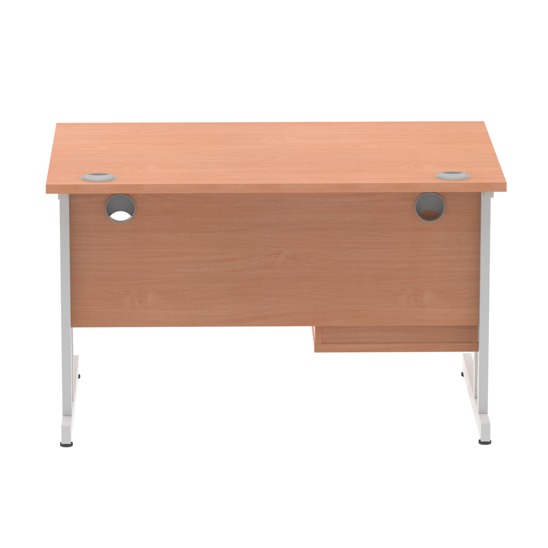 Beech / Silver Frame