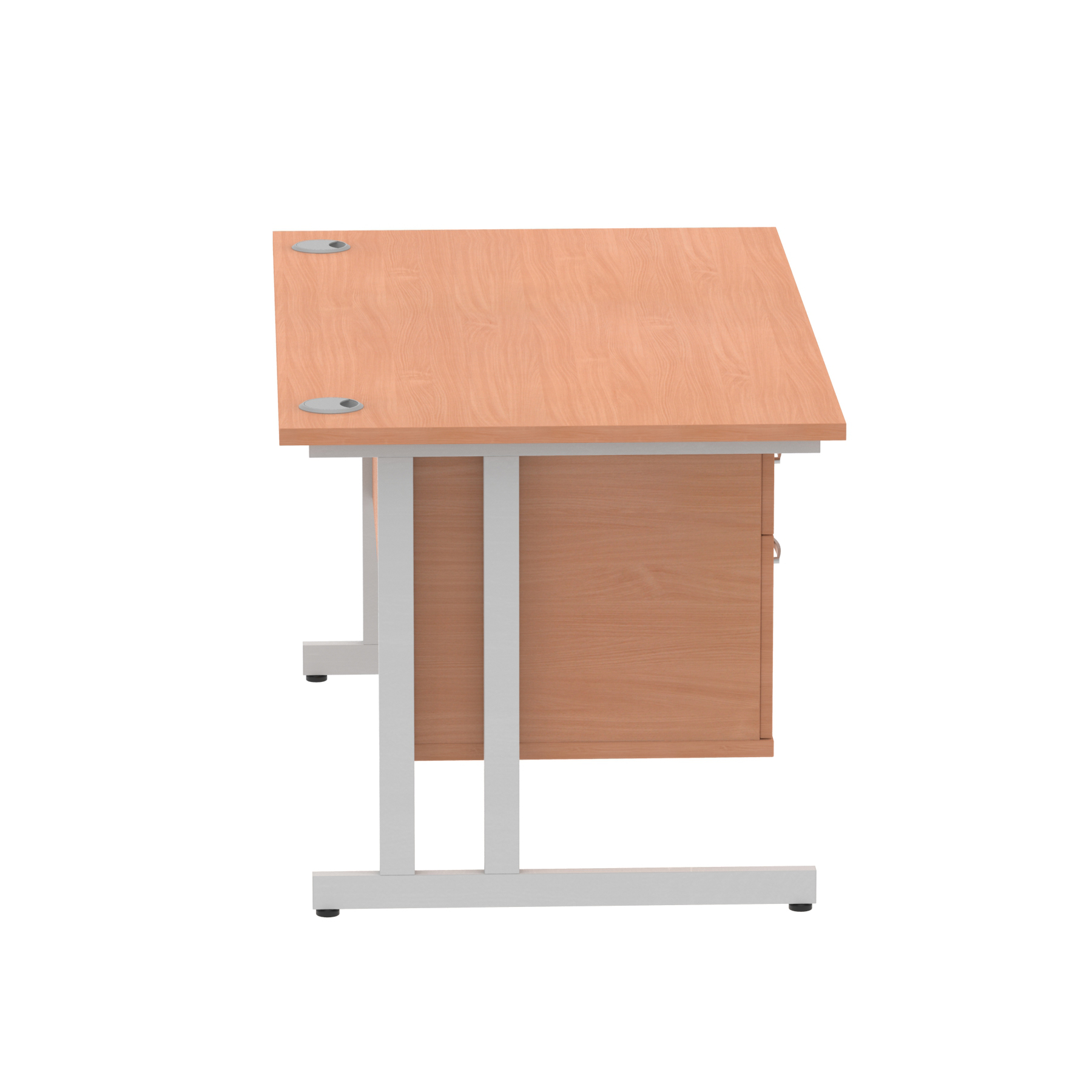Beech / Silver Frame