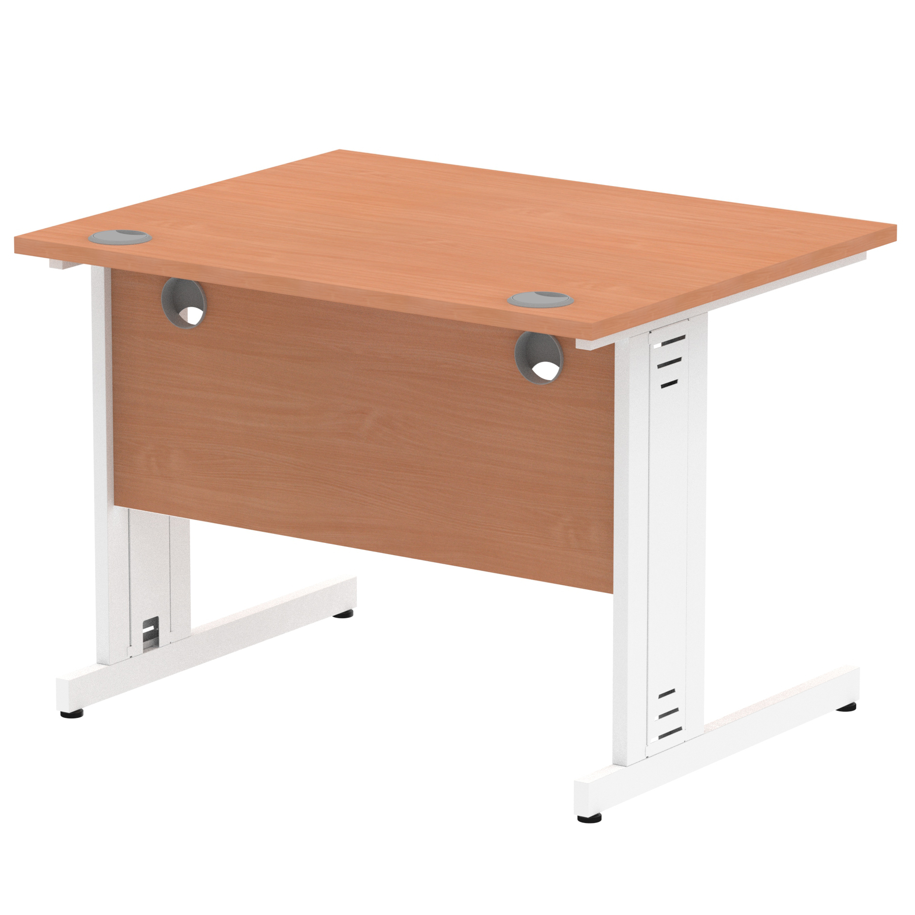 Beech / White Frame