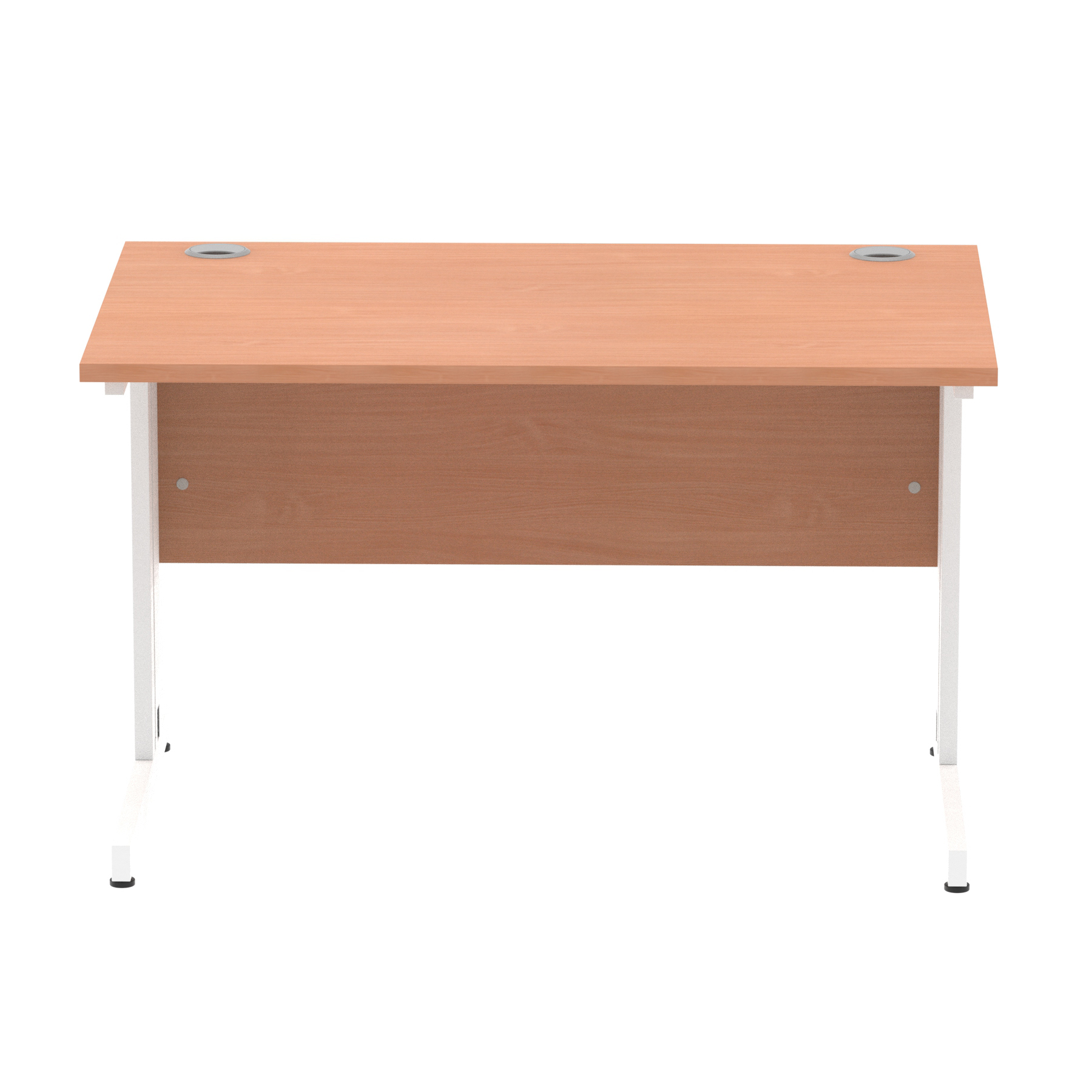 Beech / White Frame