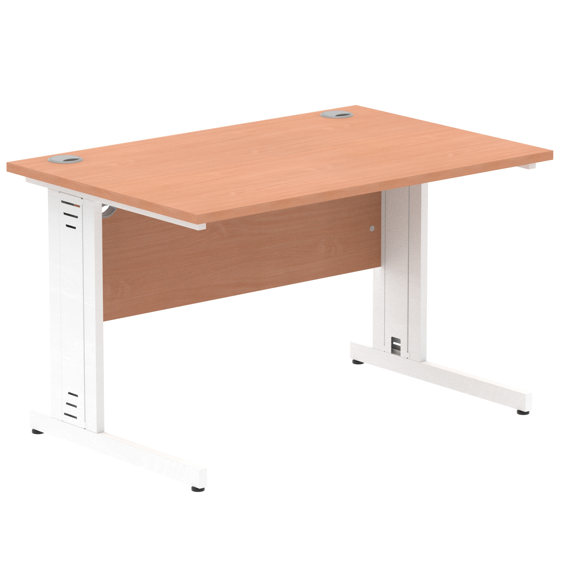 Beech / White Frame