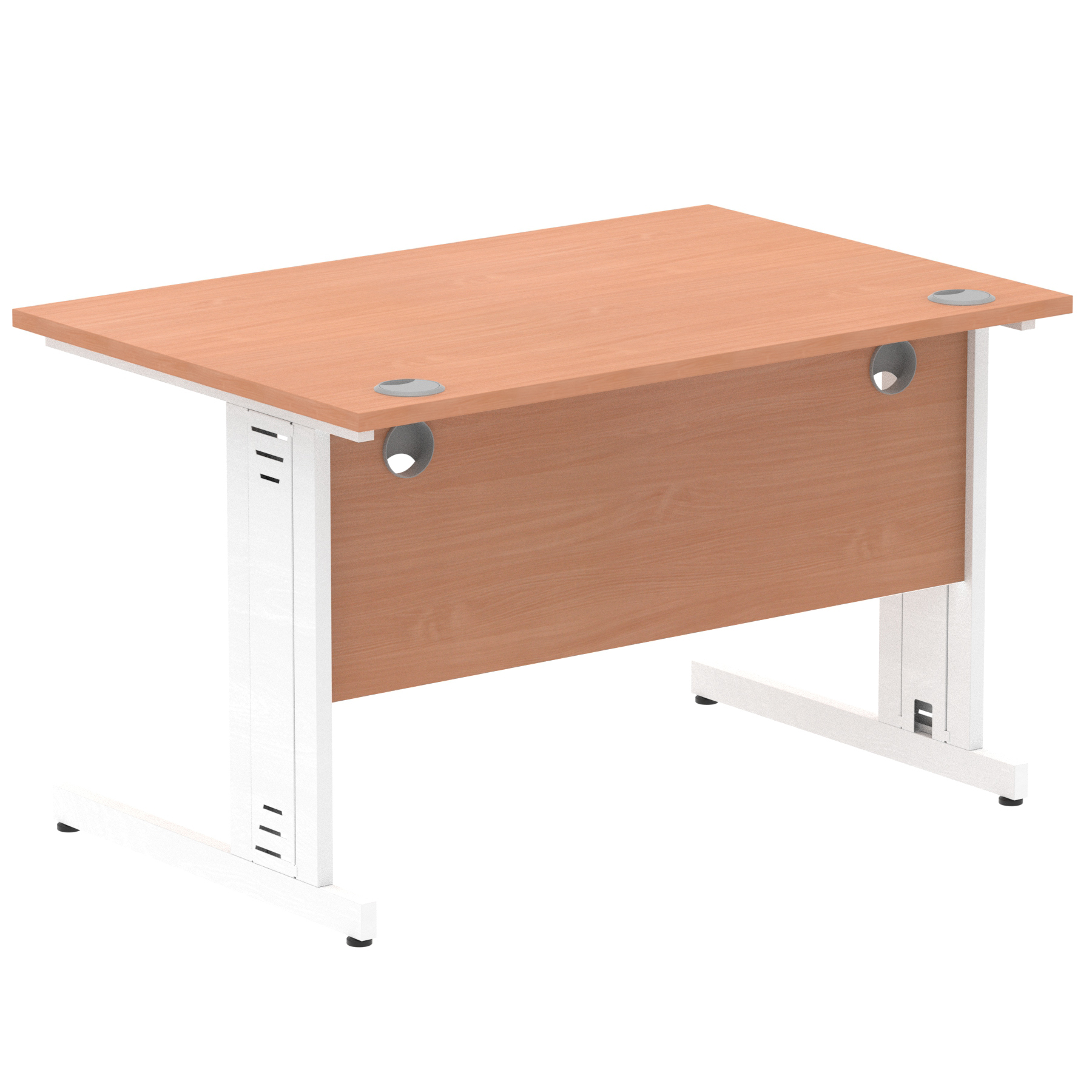 Beech / White Frame