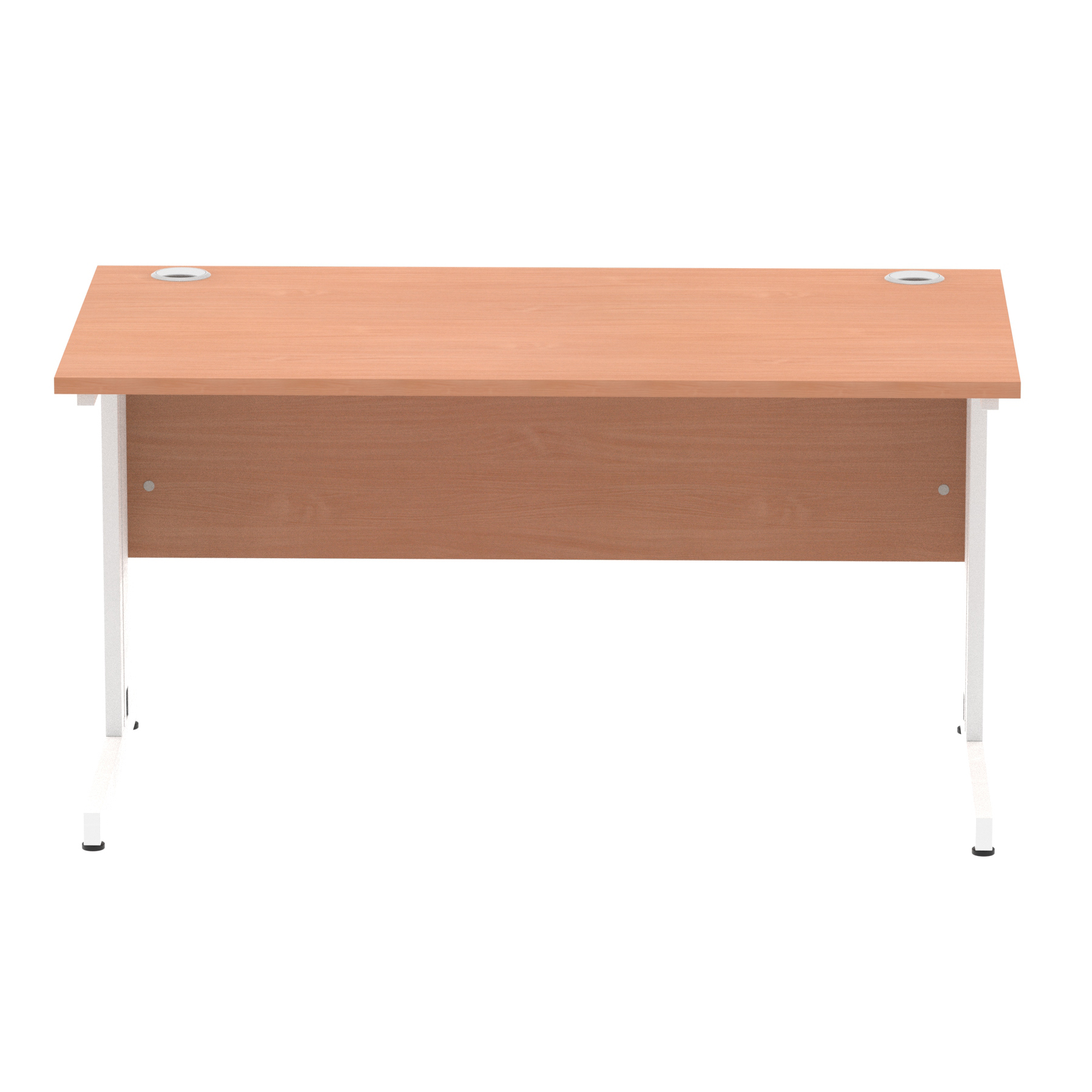Beech / White Frame