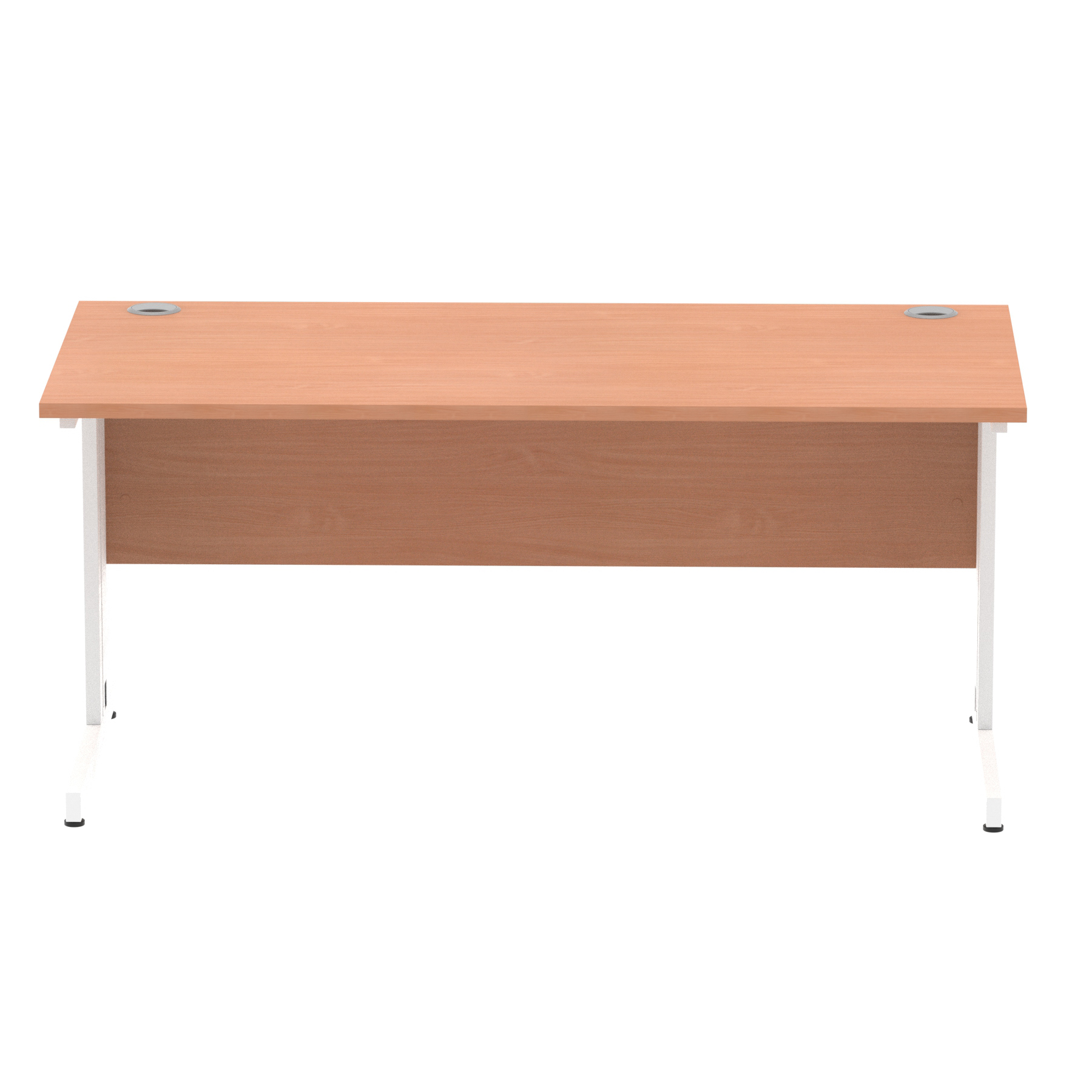 Beech / White Frame