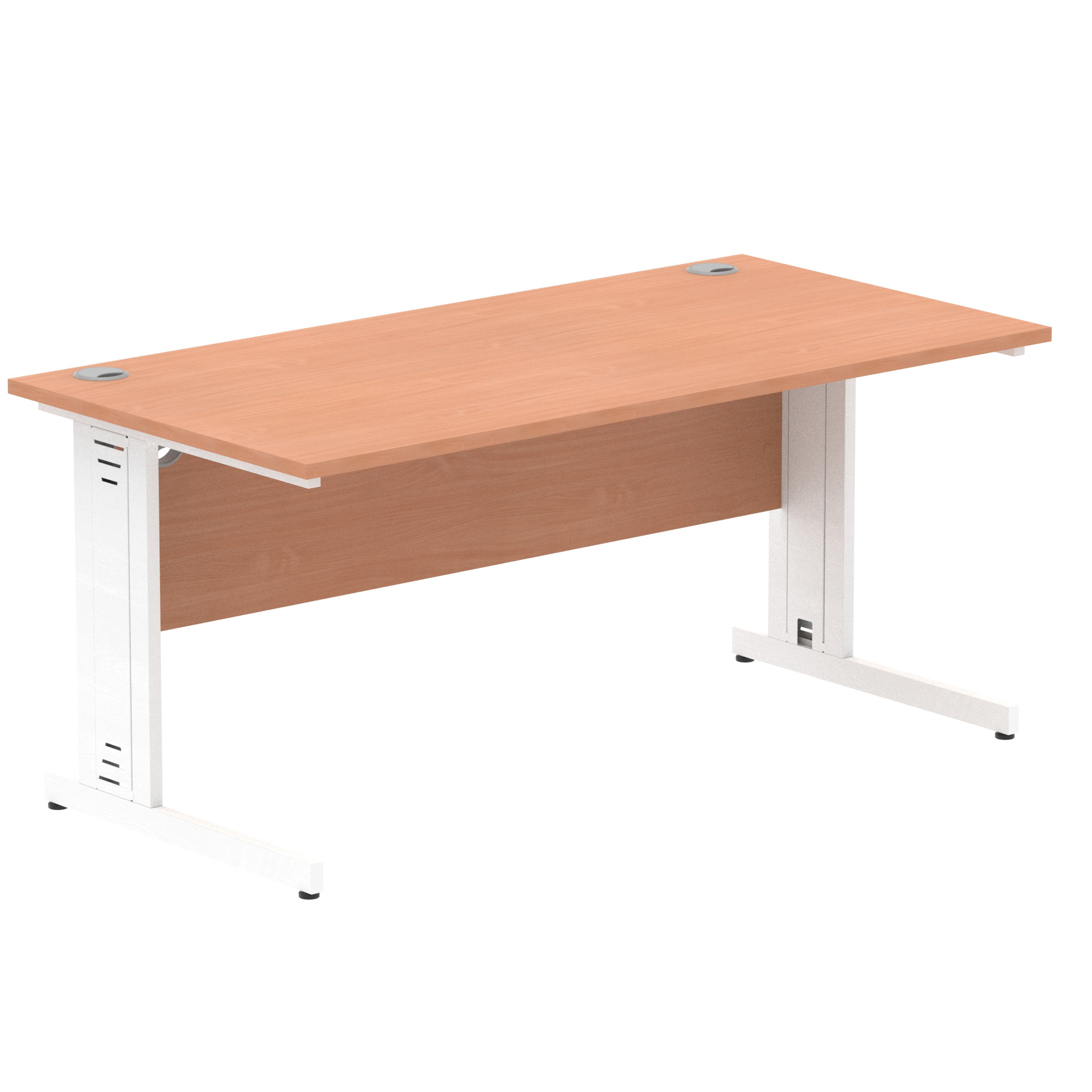 Beech / White Frame