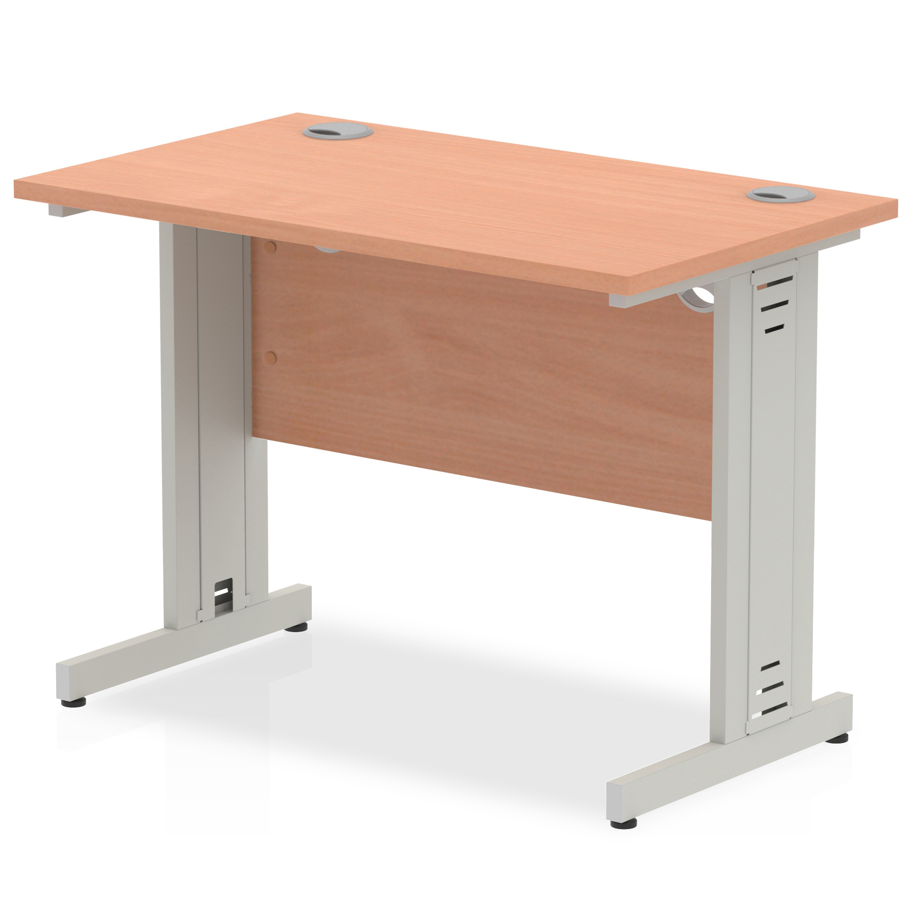 Beech / Silver Frame