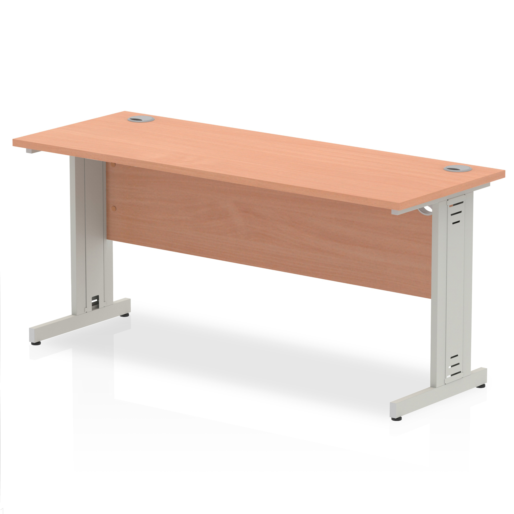 Beech / Silver Frame