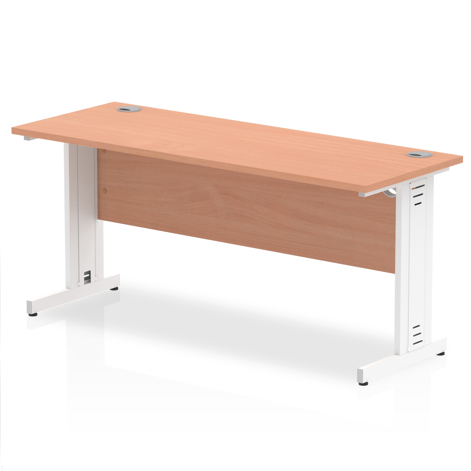 Beech / White Frame