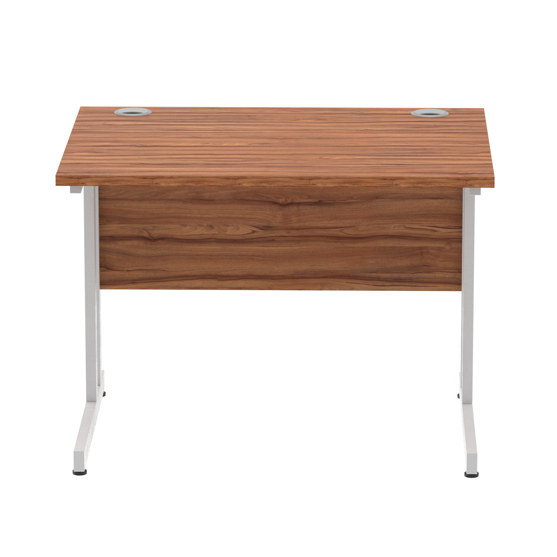 Walnut / Silver Frame