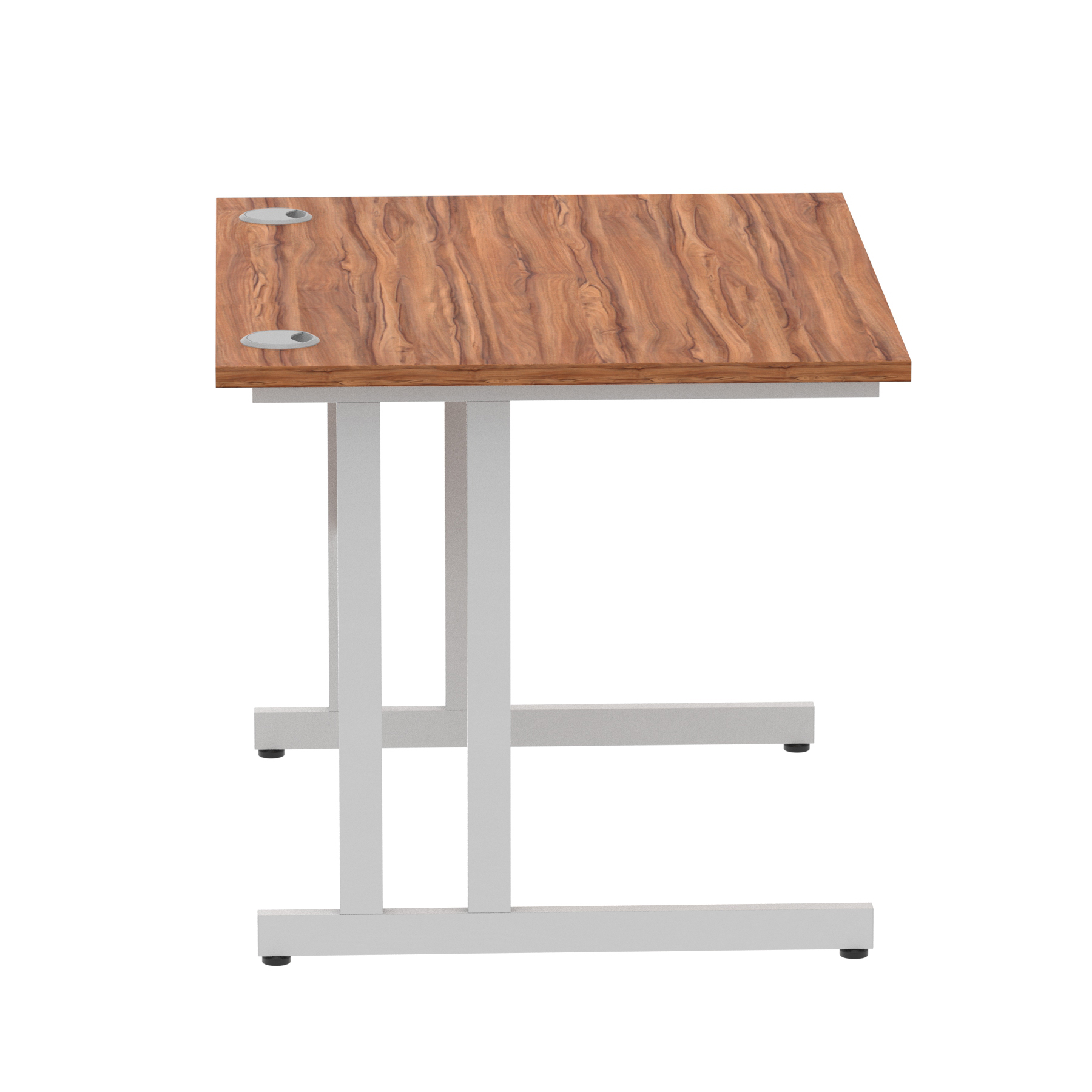 Walnut / Silver Frame