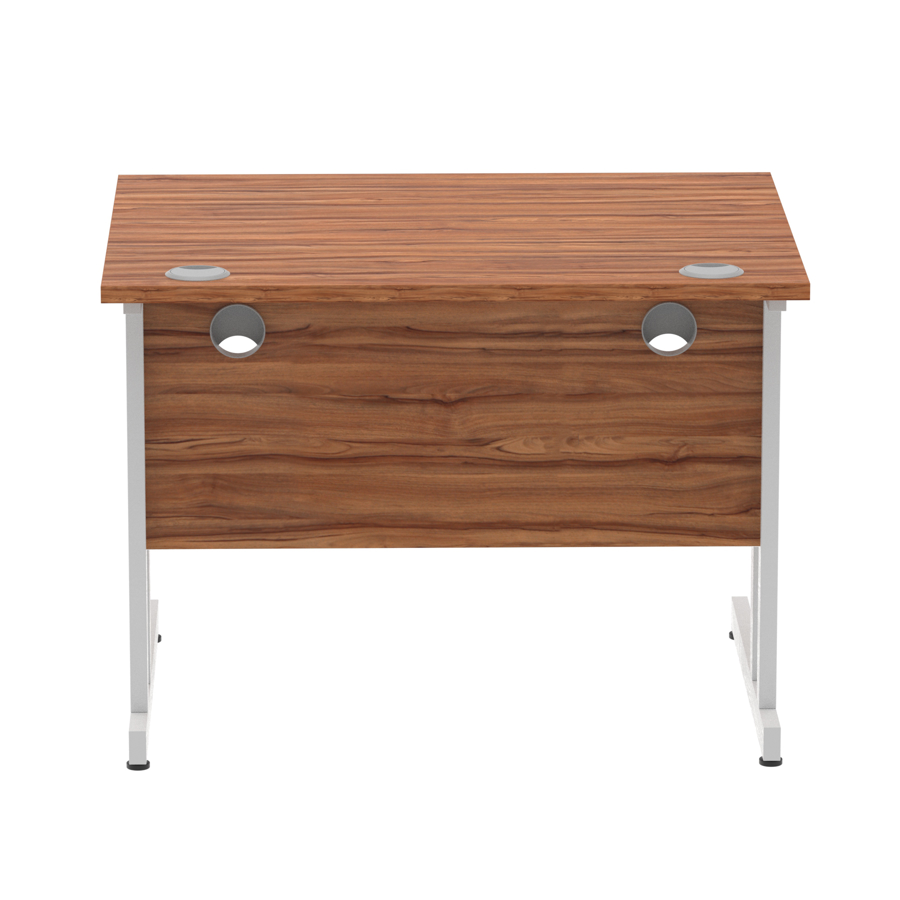 Walnut / Silver Frame