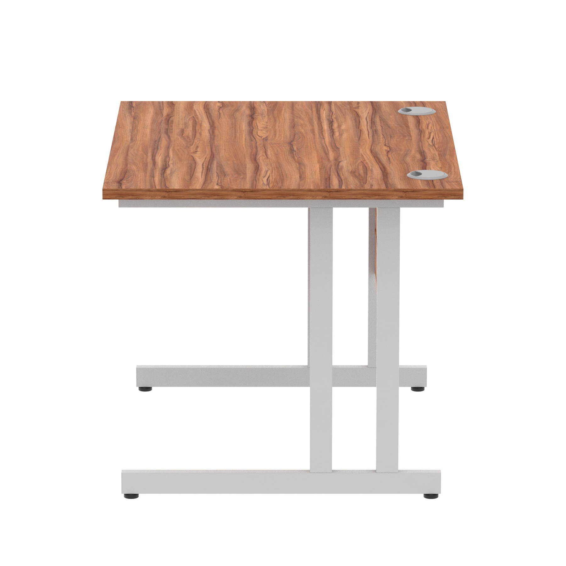 Walnut / Silver Frame