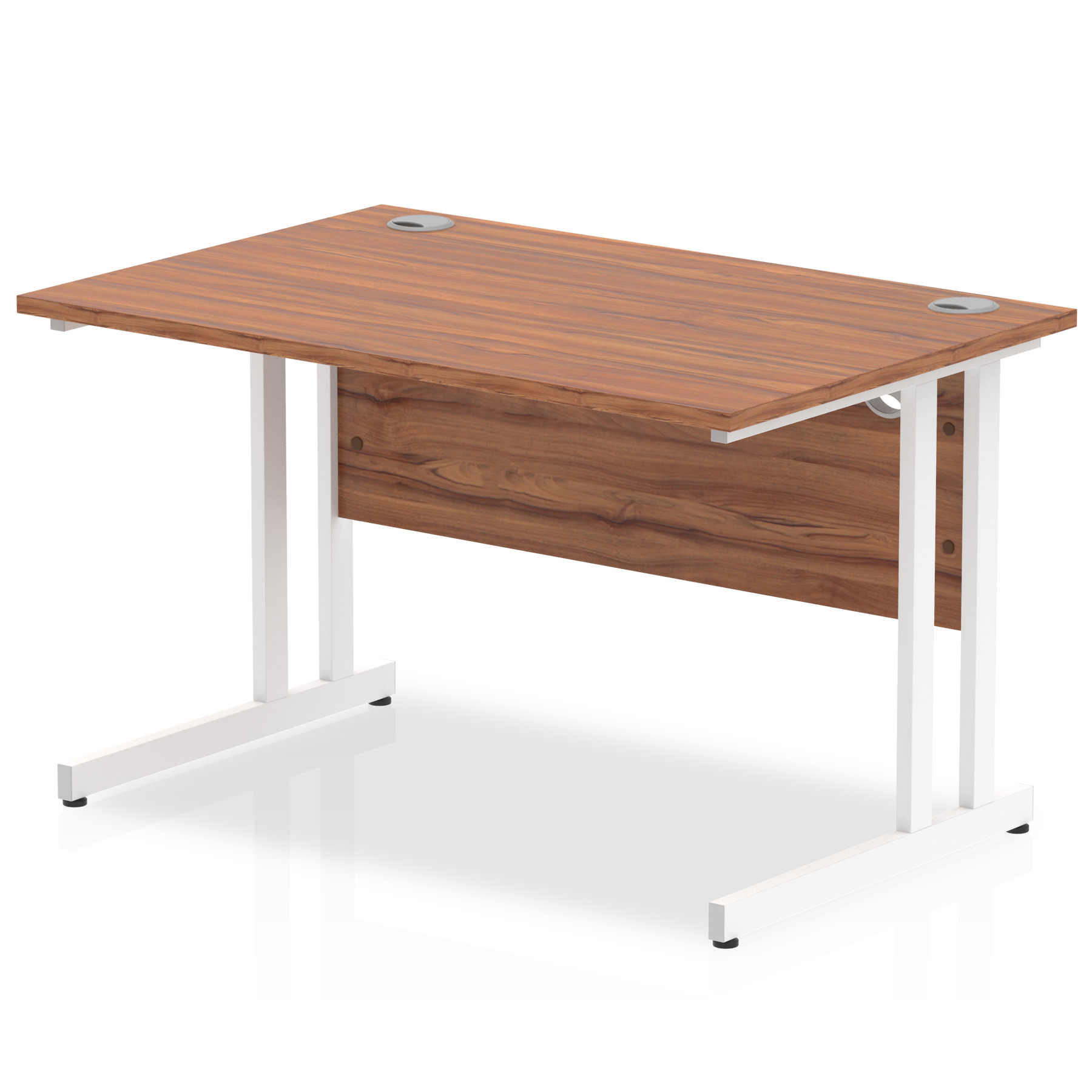 Walnut / White Frame