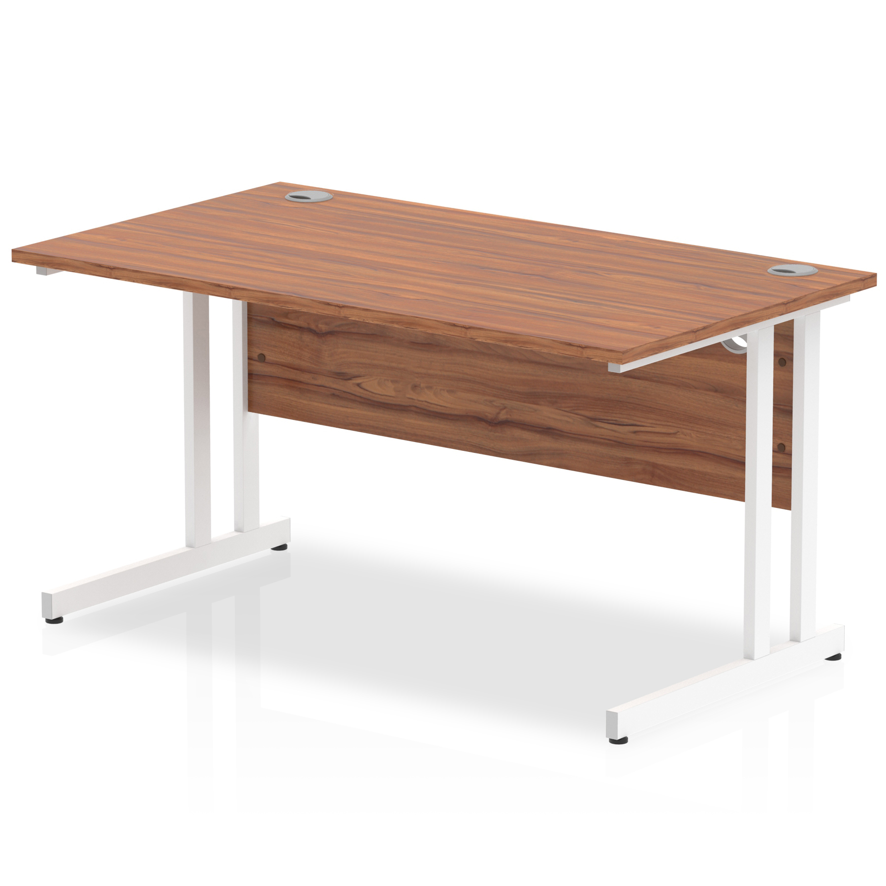 Walnut / White Frame