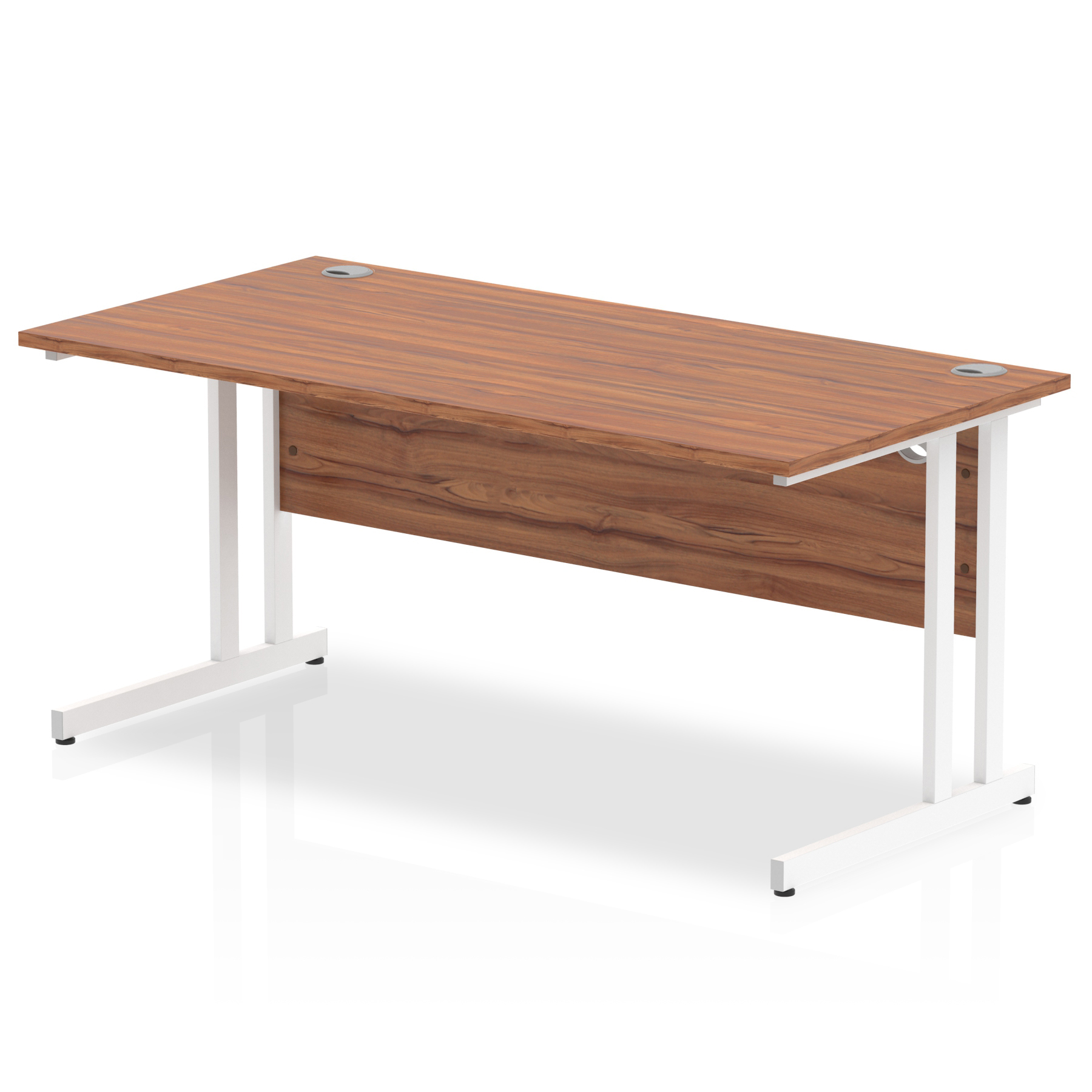 Walnut / White Frame