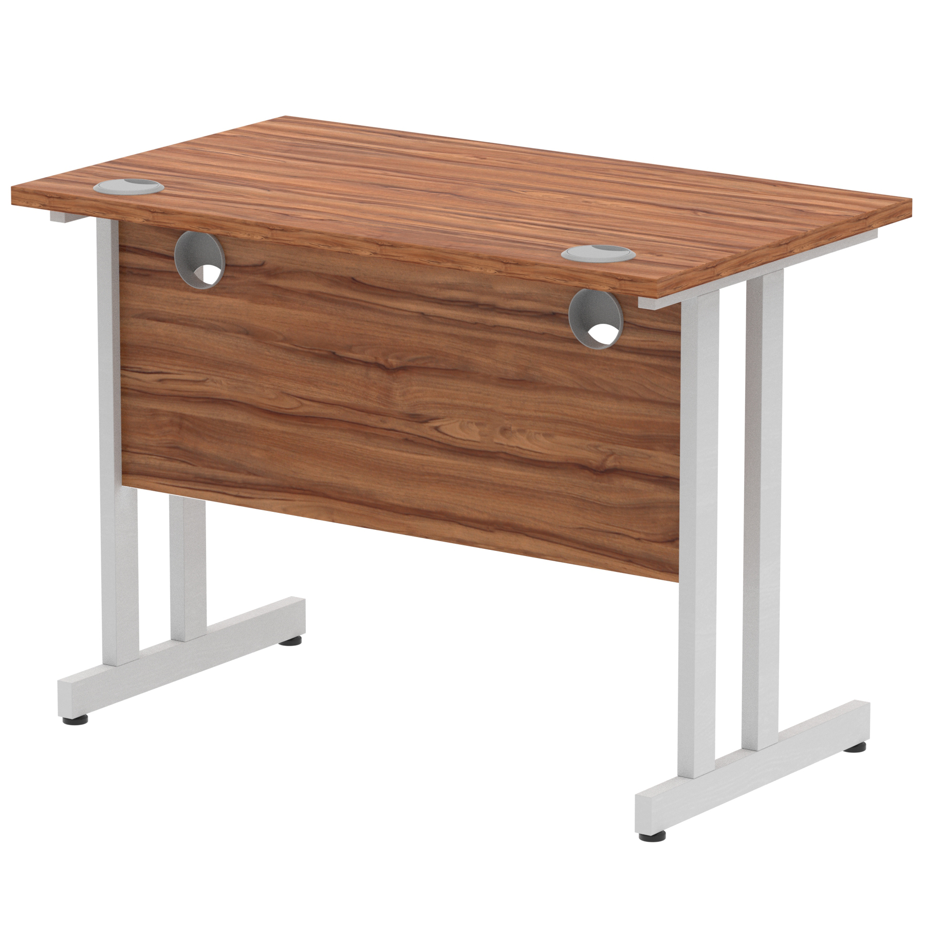 Walnut / Silver Frame