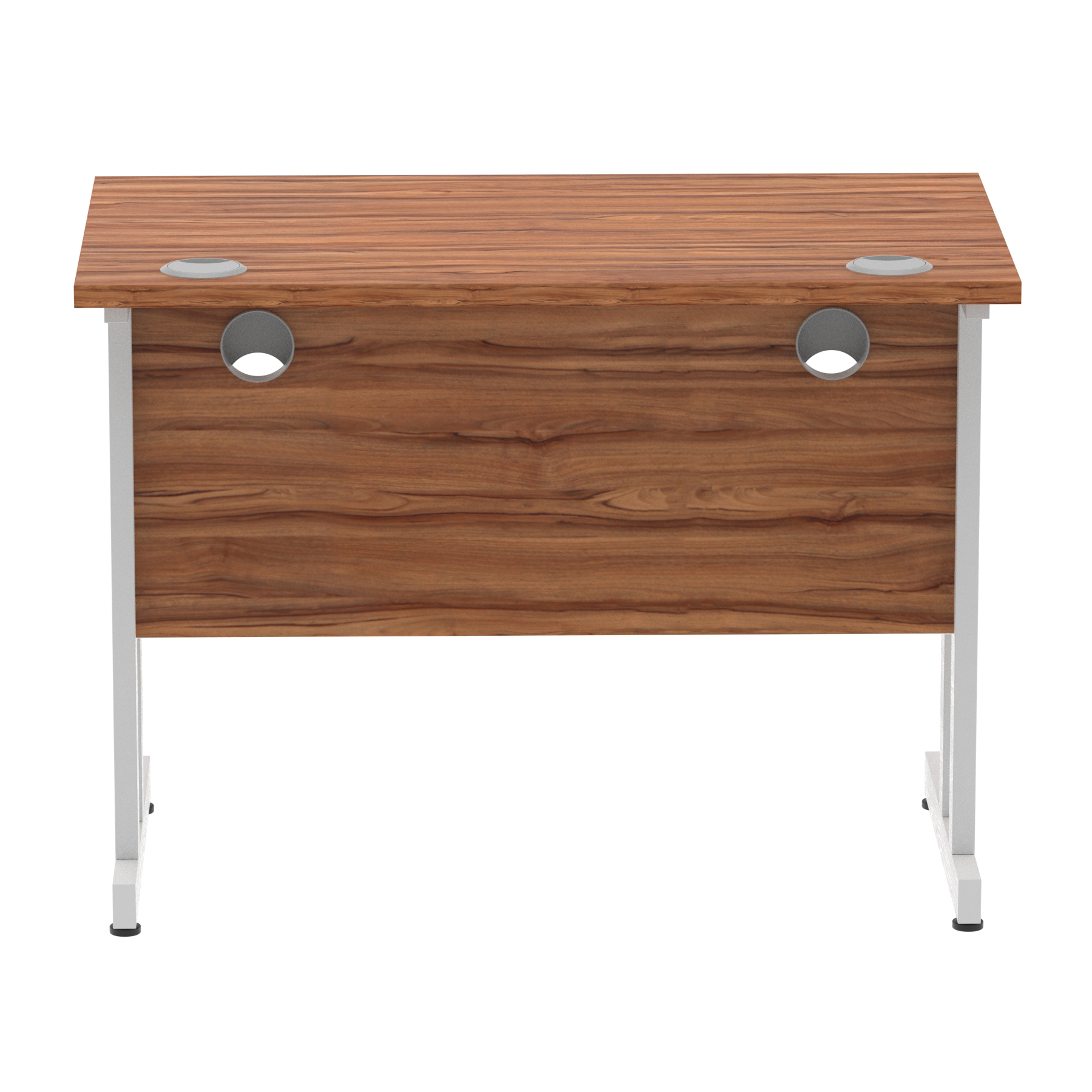 Walnut / Silver Frame