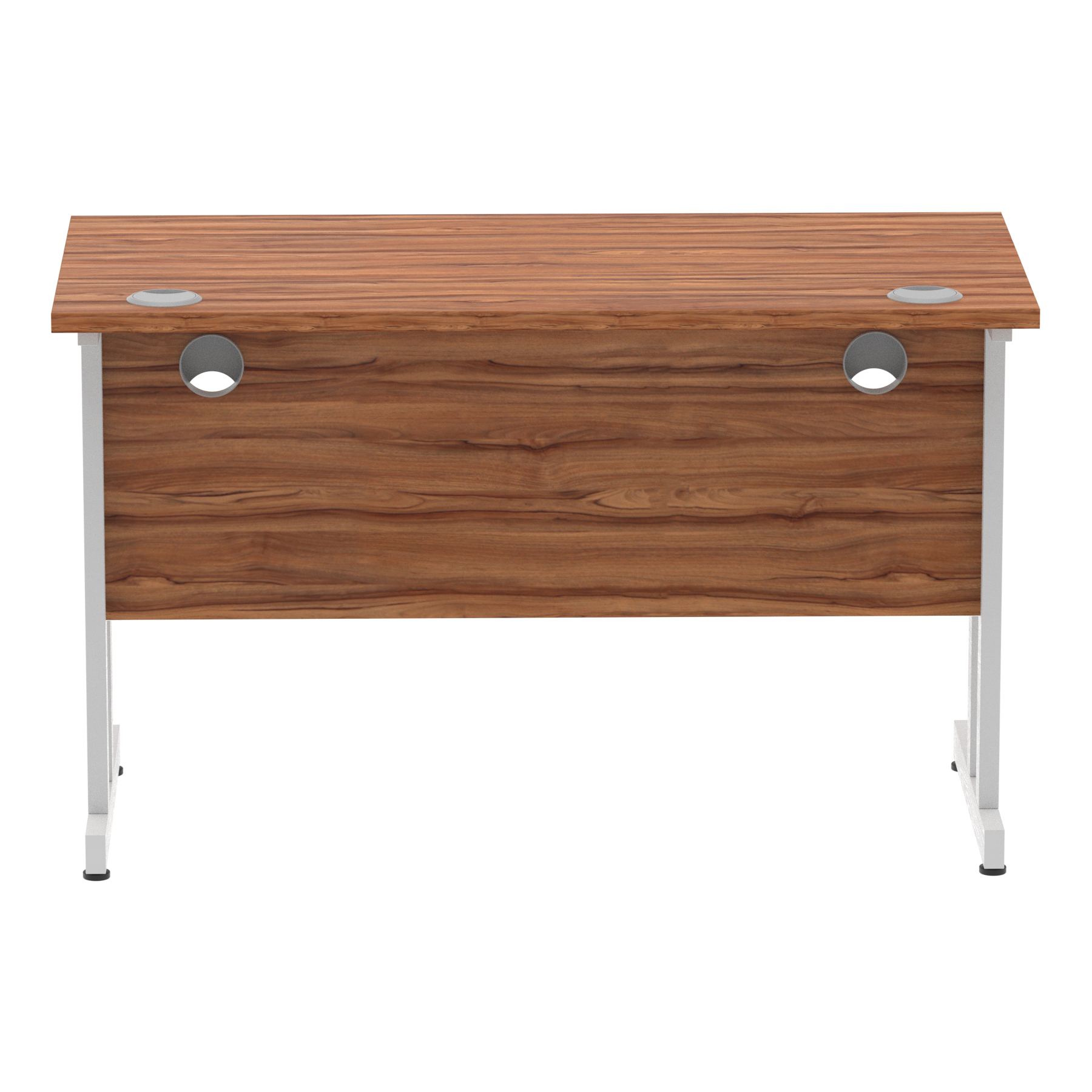 Walnut / Silver Frame