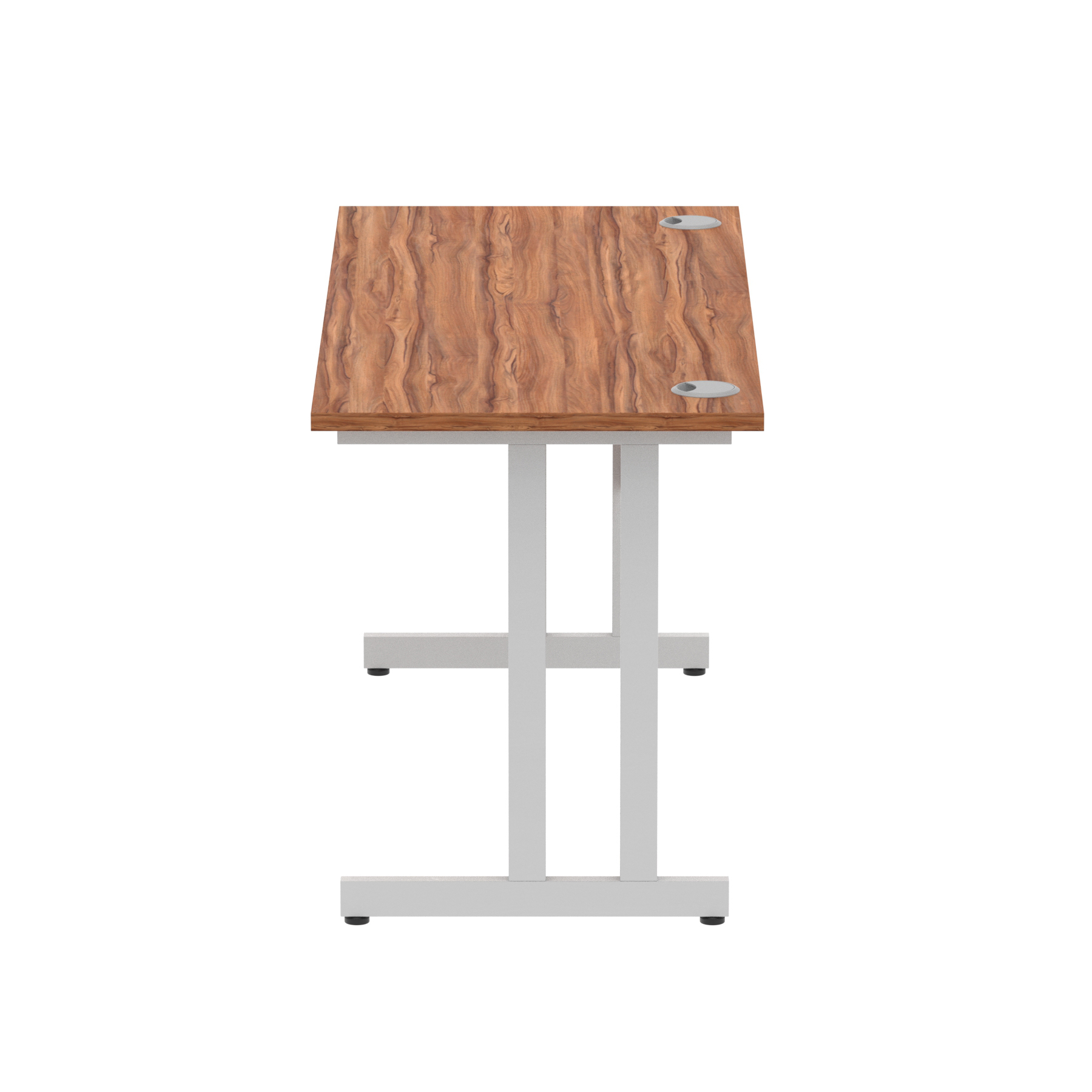 Walnut / Silver Frame
